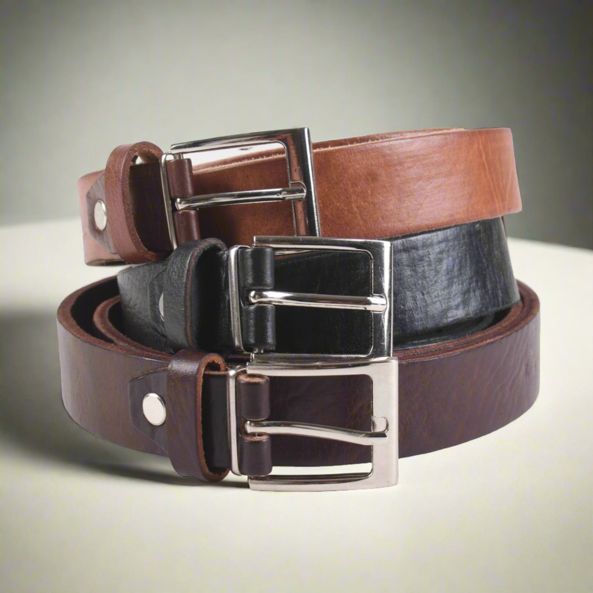 Leather classic belt - Artisan Stories