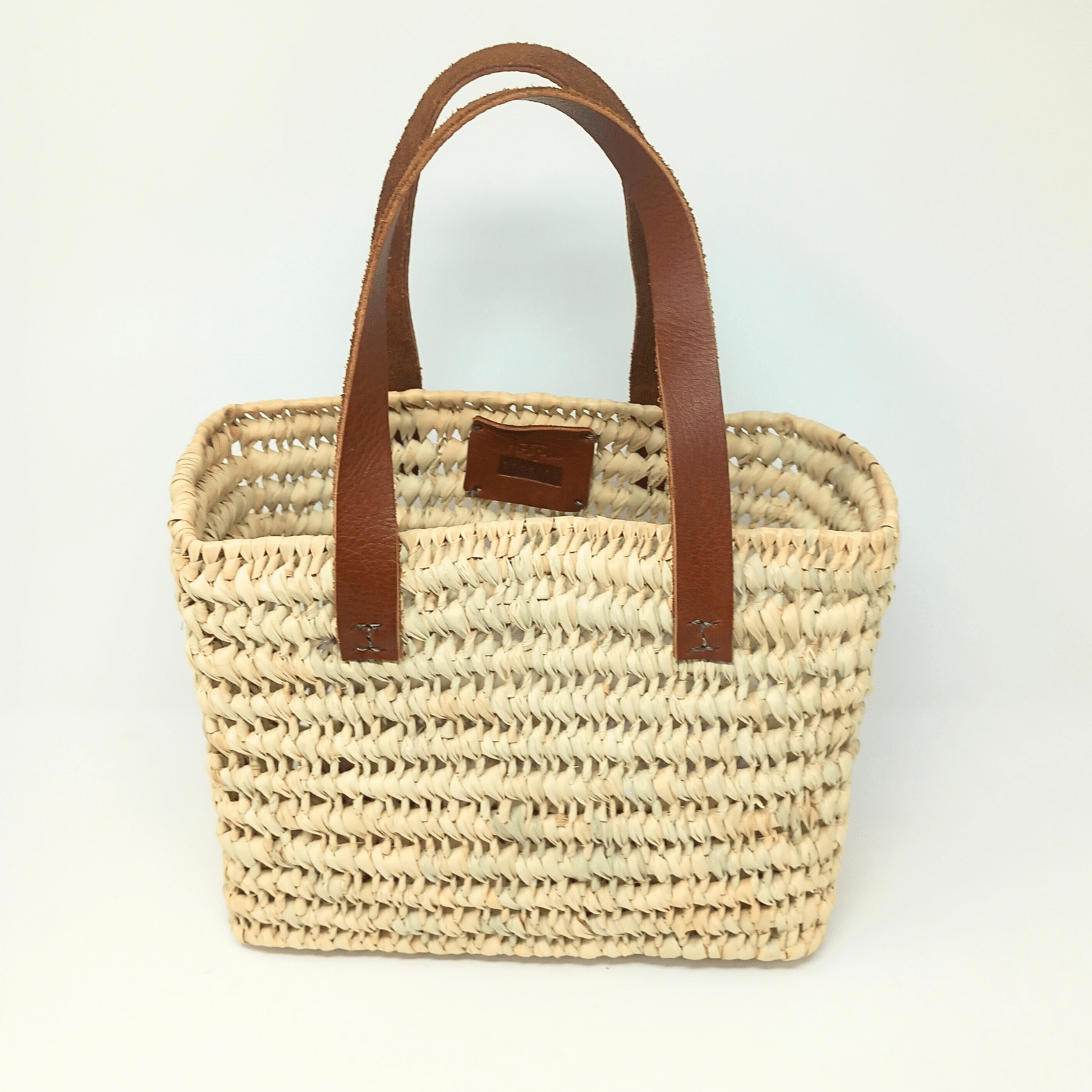 Leather Handle Storage Basket - Artisan Stories