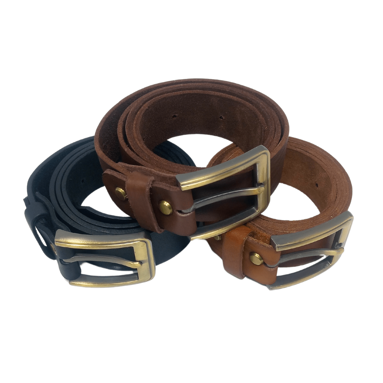 Leather jeans belt - Artisan Stories