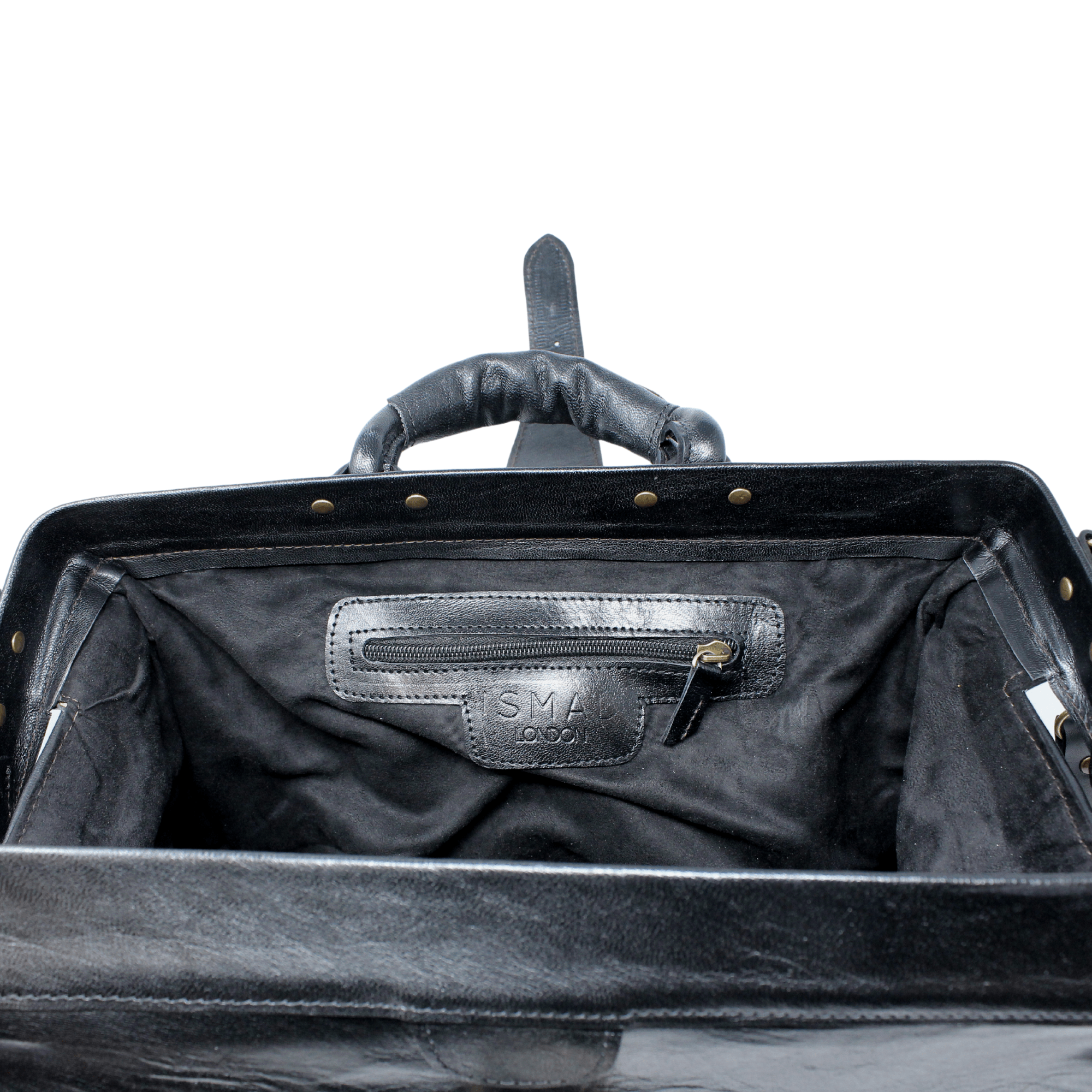 Leather overnight Doctor Bag - Black - Artisan Stories