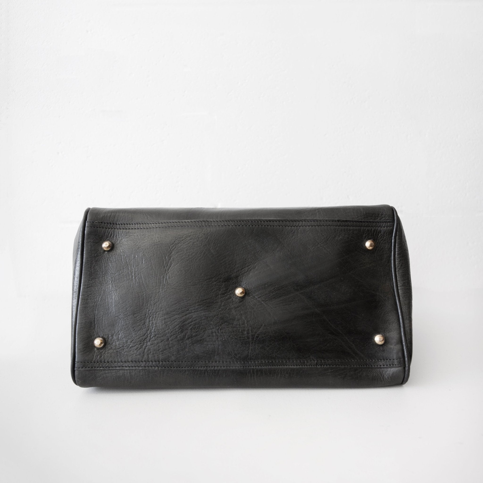 Leather overnight Doctor Bag - Black - Artisan Stories