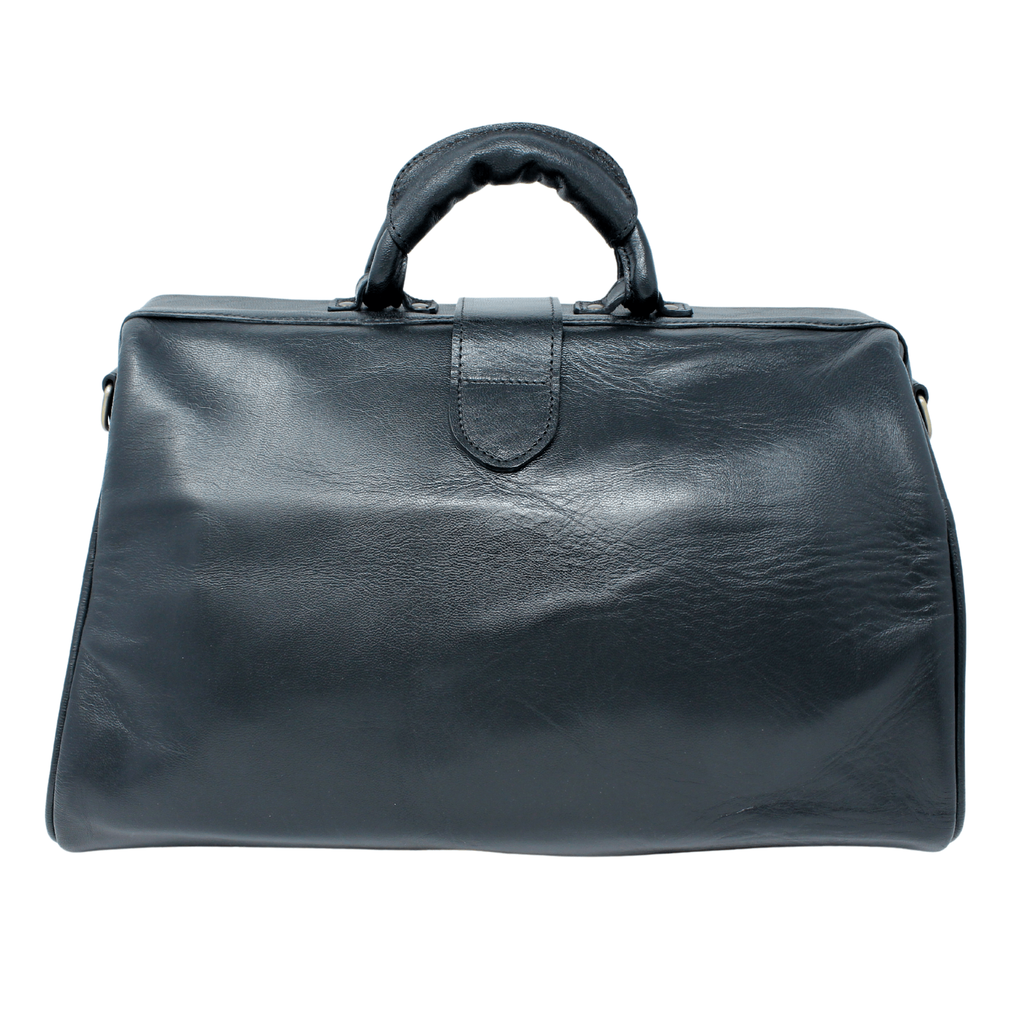 Leather overnight Doctor Bag - Black - Artisan Stories