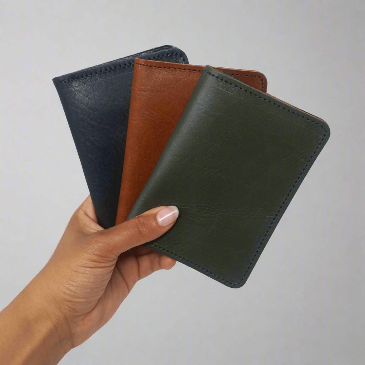 Leather Passport Holder Wallet Travel Accessories Mens Womens - Artisan Stories