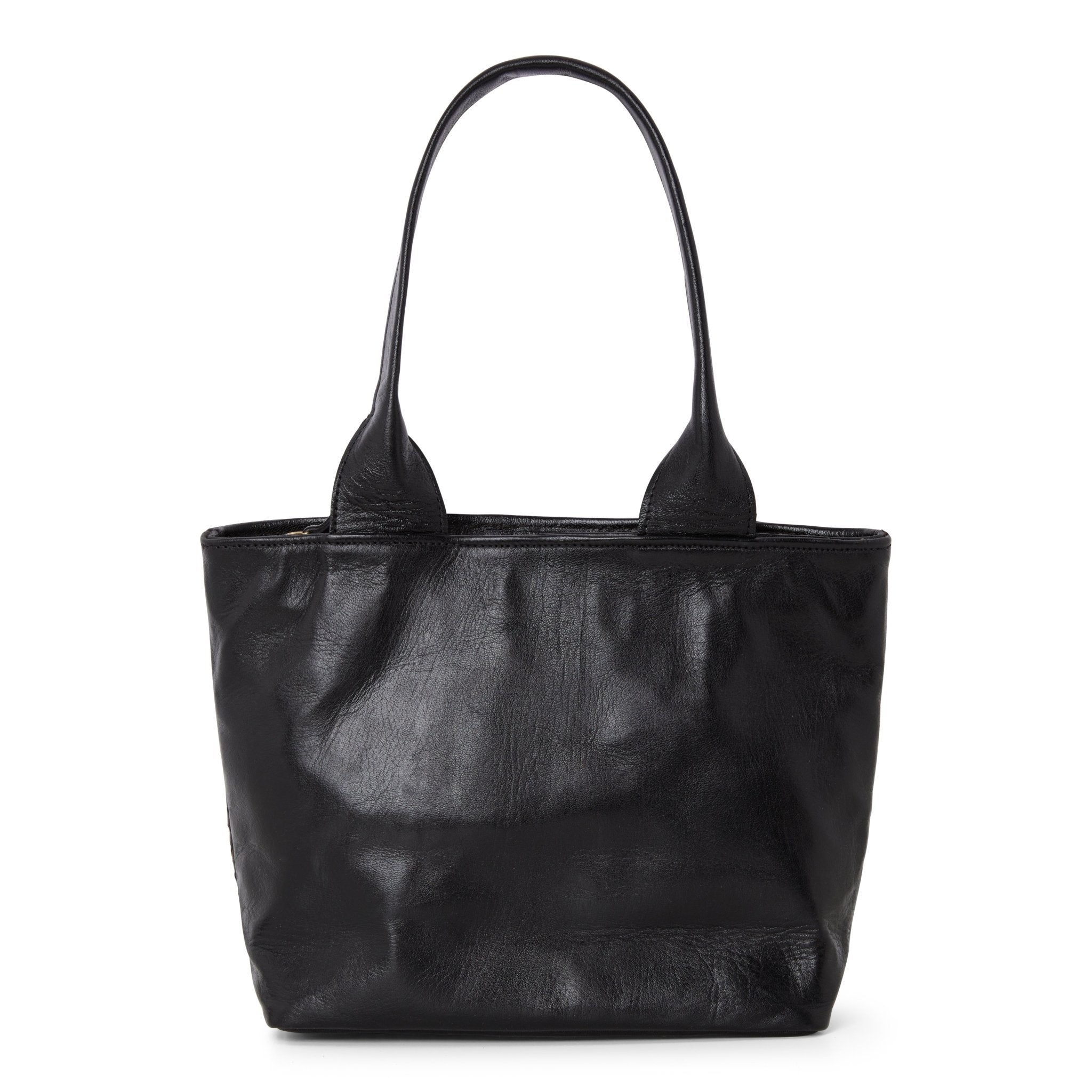 Leather Tote Black - Artisan Stories