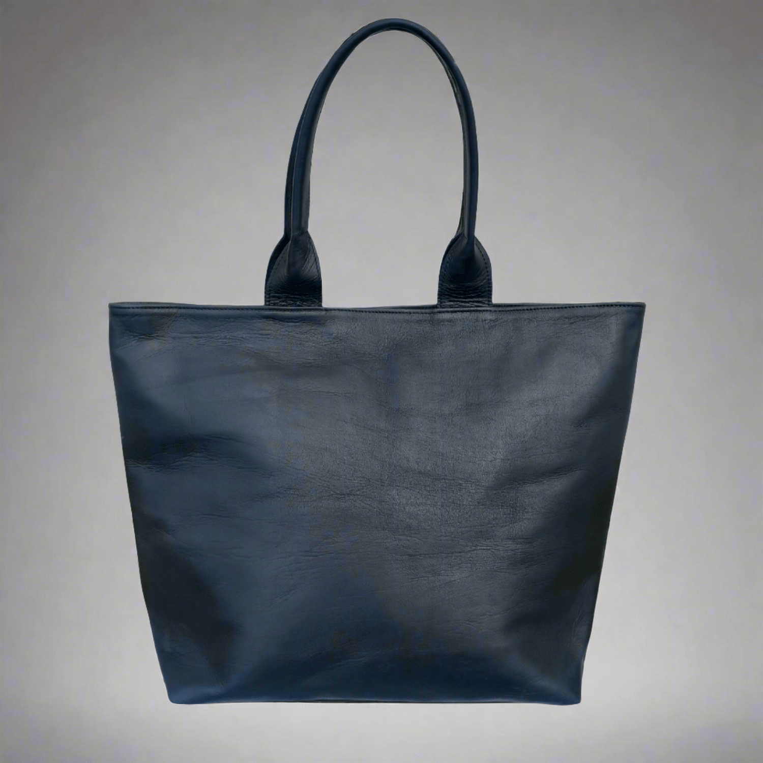 Leather Tote Black - Artisan Stories