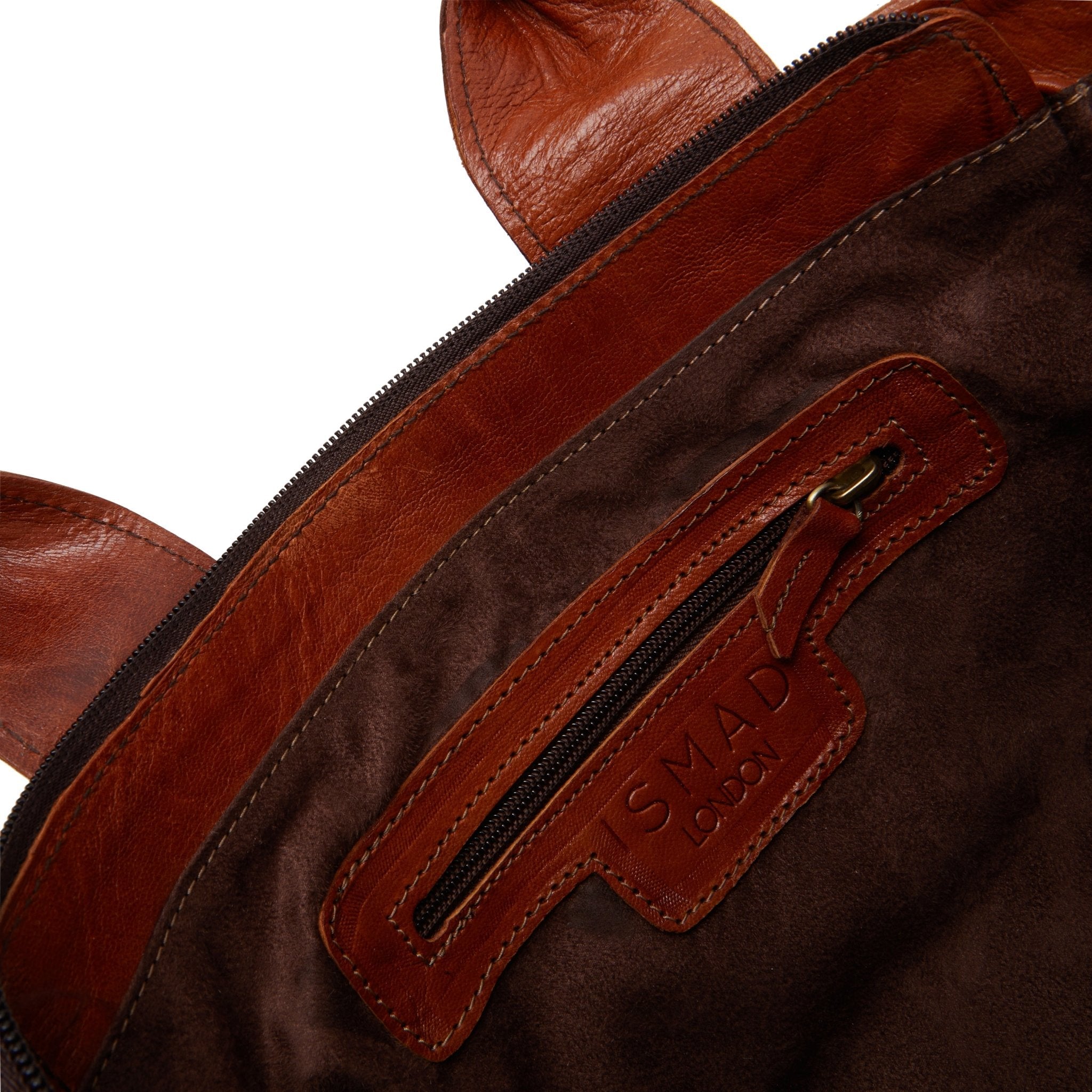 Leather Tote Light Brown - Artisan Stories