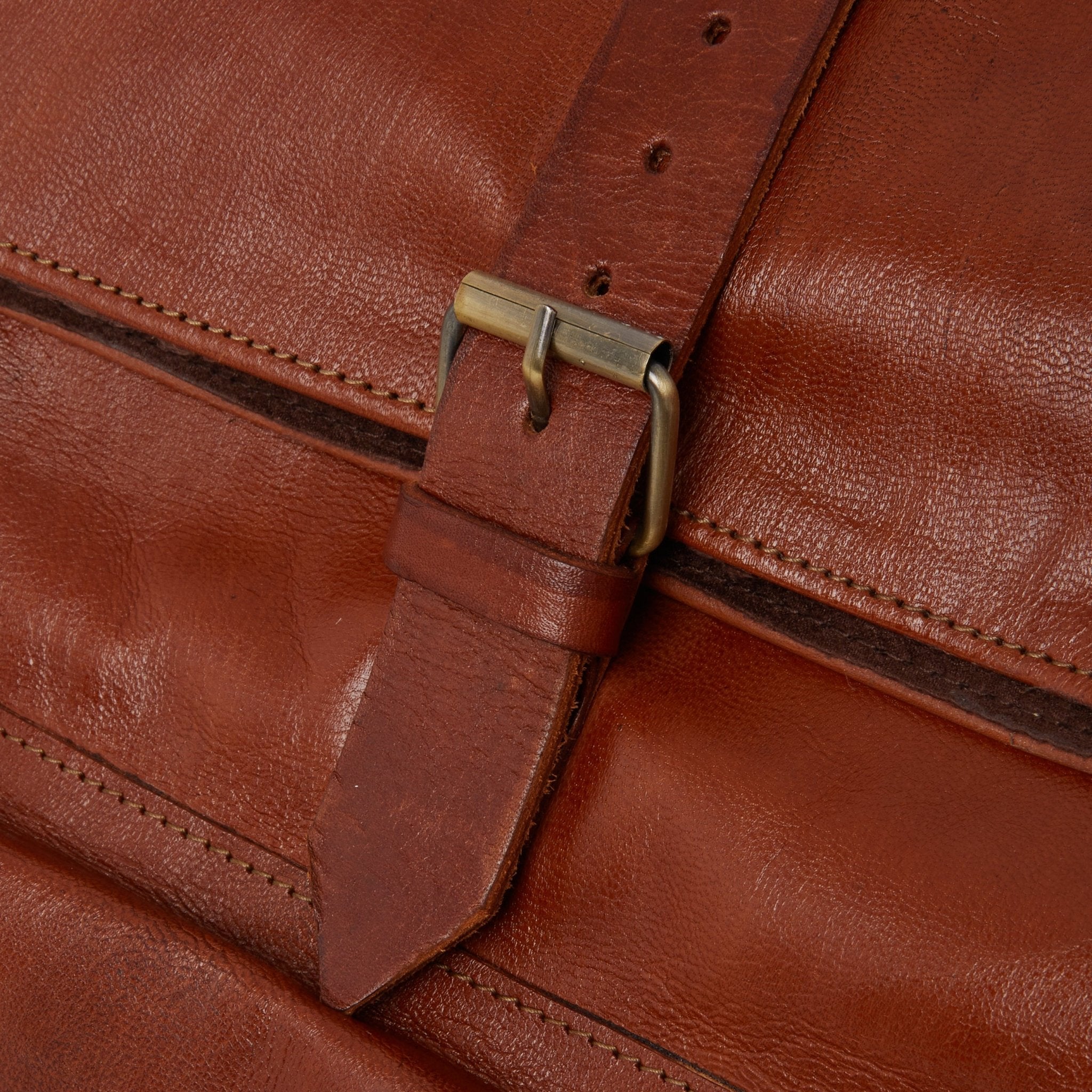 Light brown Leather Large Backpack - Artisan Stories