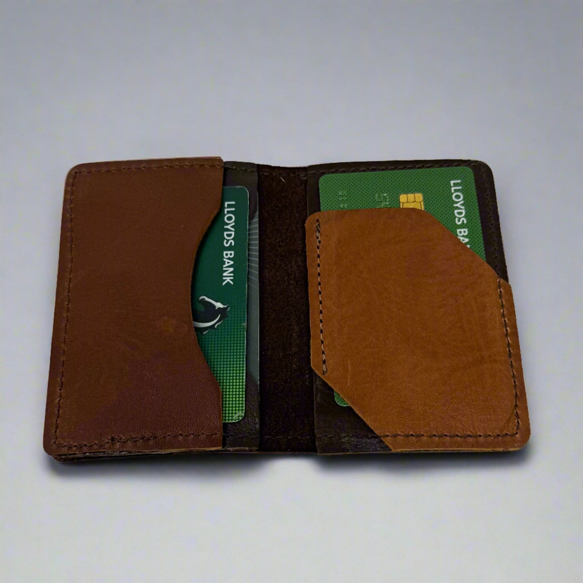 Men Leather Wallet Card Holder Folded - Artisan Stories