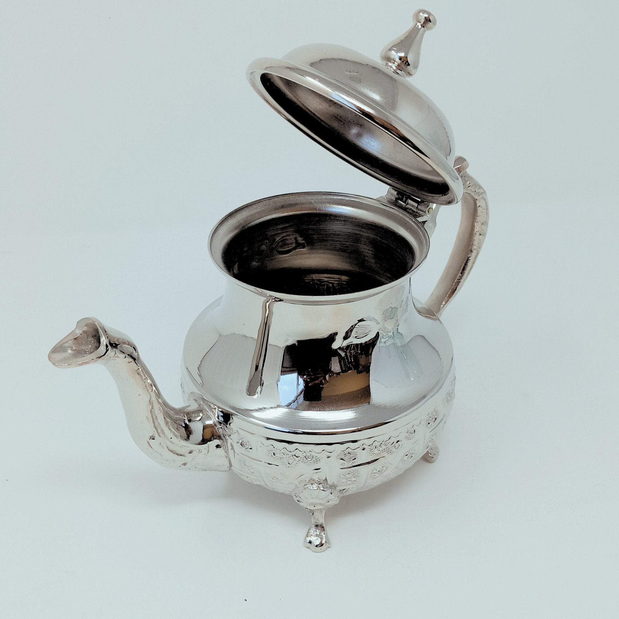 Moroccan Metal Tea Pot for Stovetop - Artisan Stories