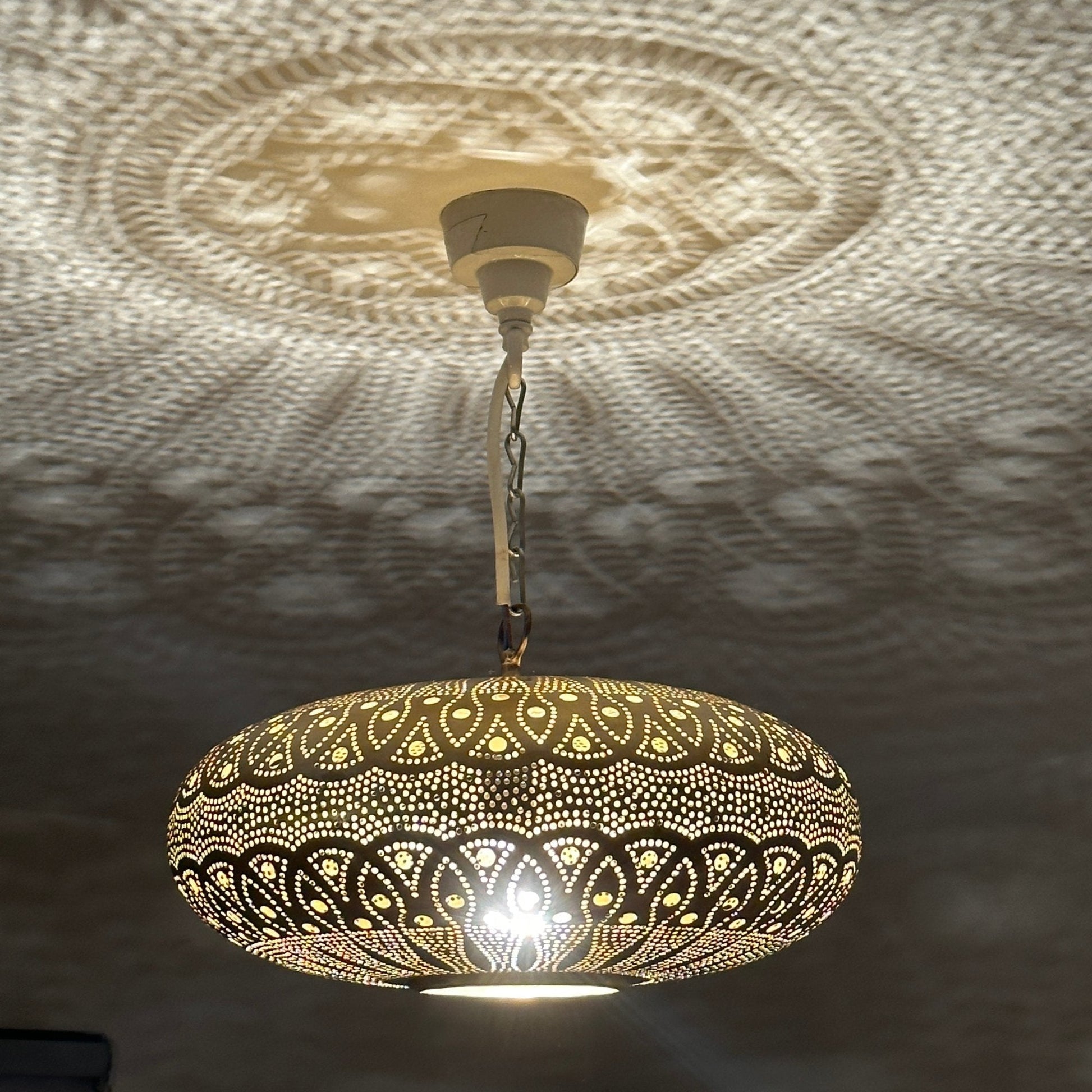 Moroccan Sphere Shape traditional Ceiling Lamp - Artisan Stories