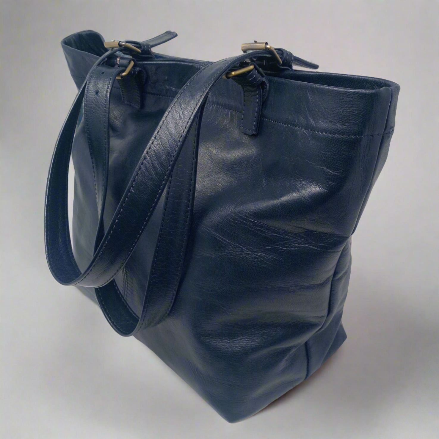 Cabas Shopper - bleu 