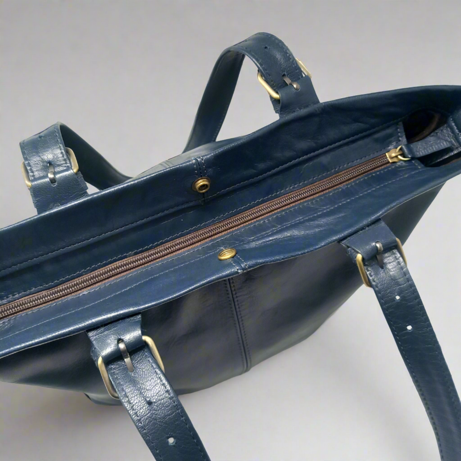 Cabas Shopper - bleu 