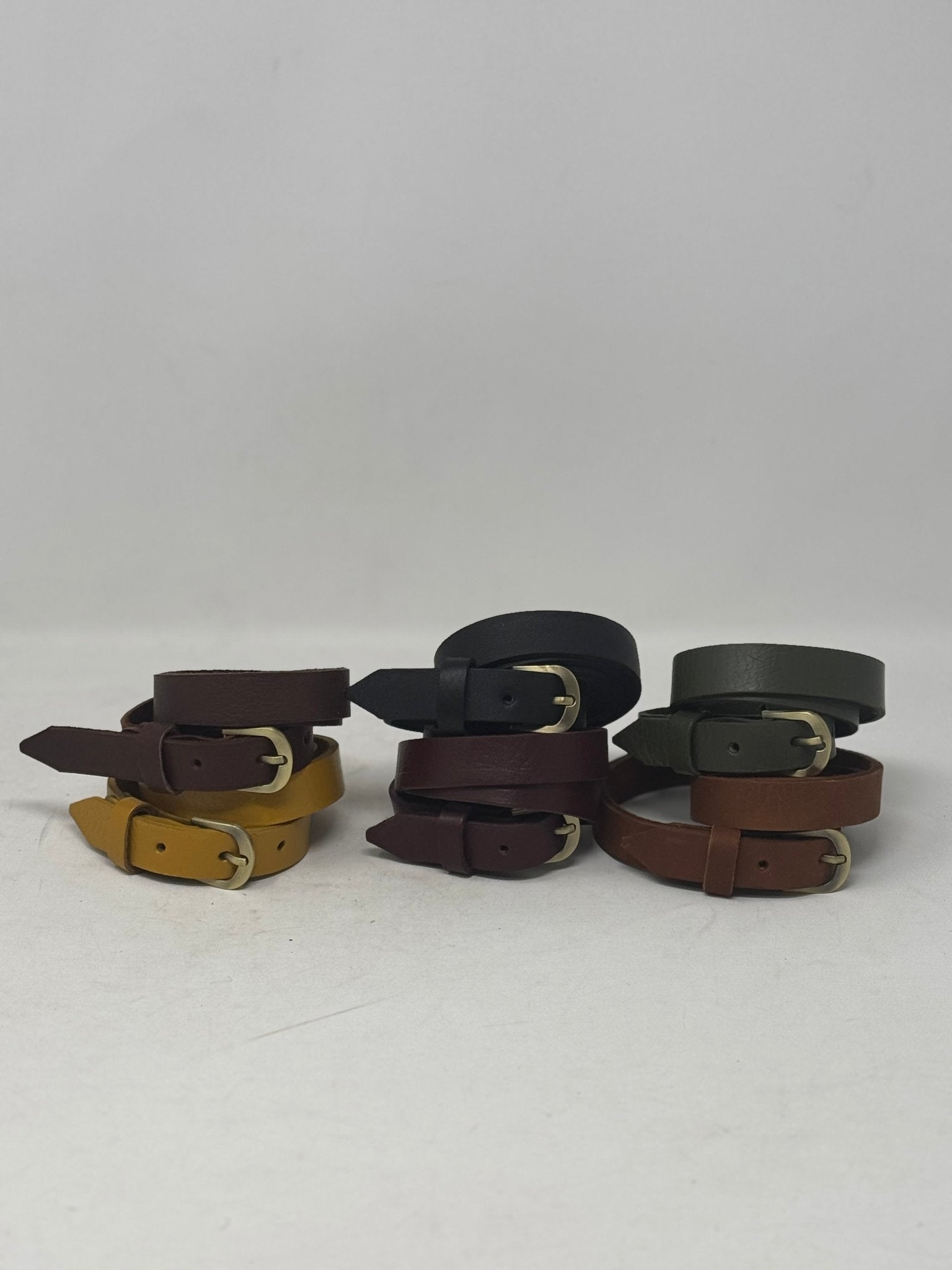 New Skinny leather belt - Artisan Stories