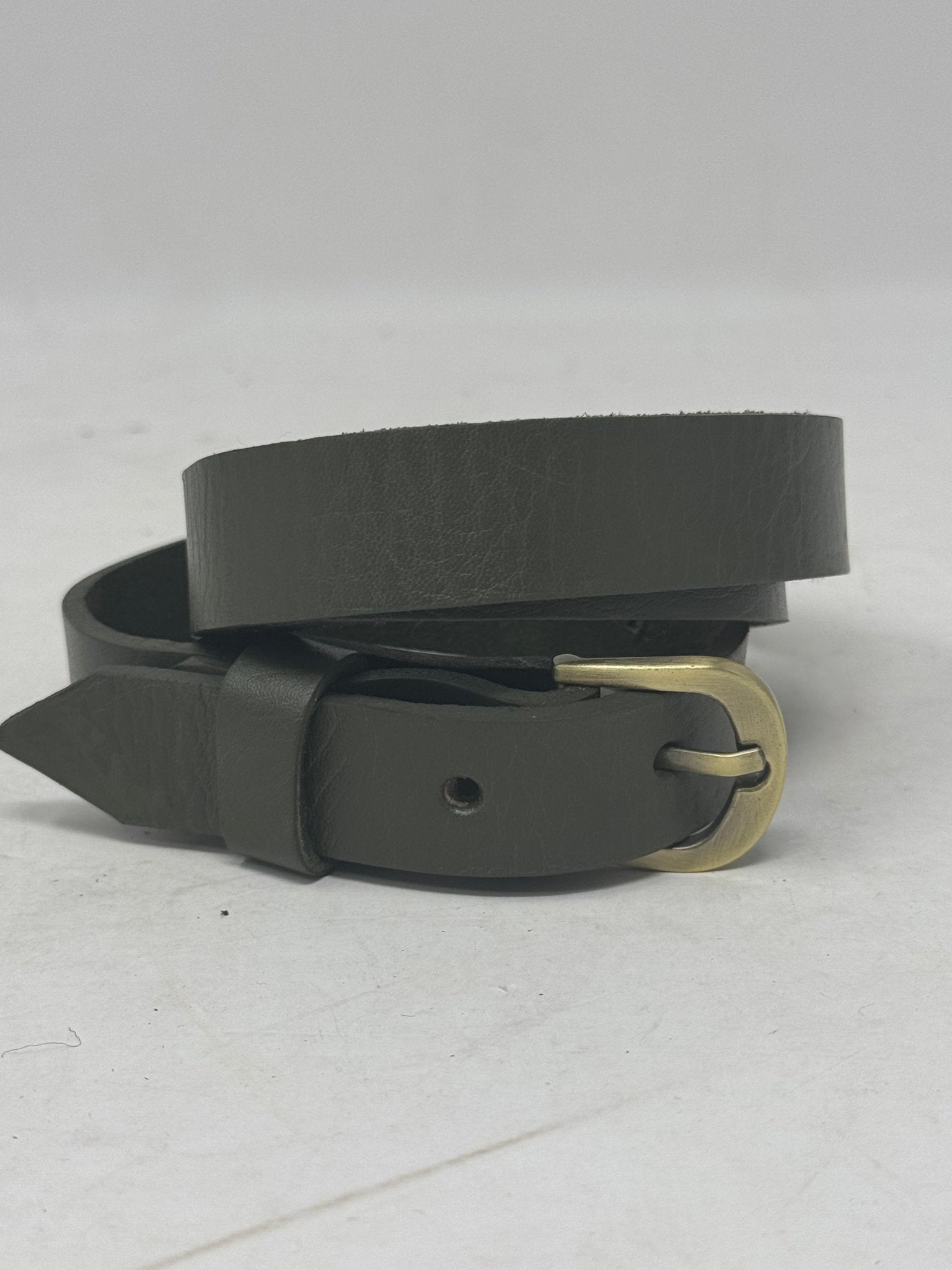 New Skinny leather belt - Artisan Stories