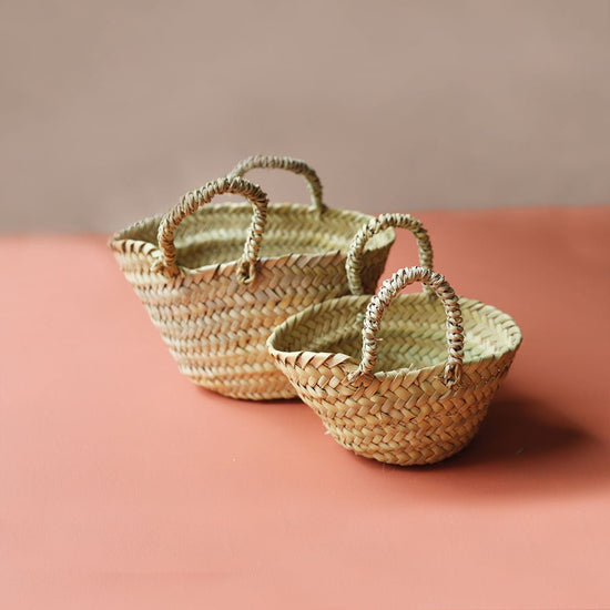 Palm Leaves Beldi Basket - Artisan Stories