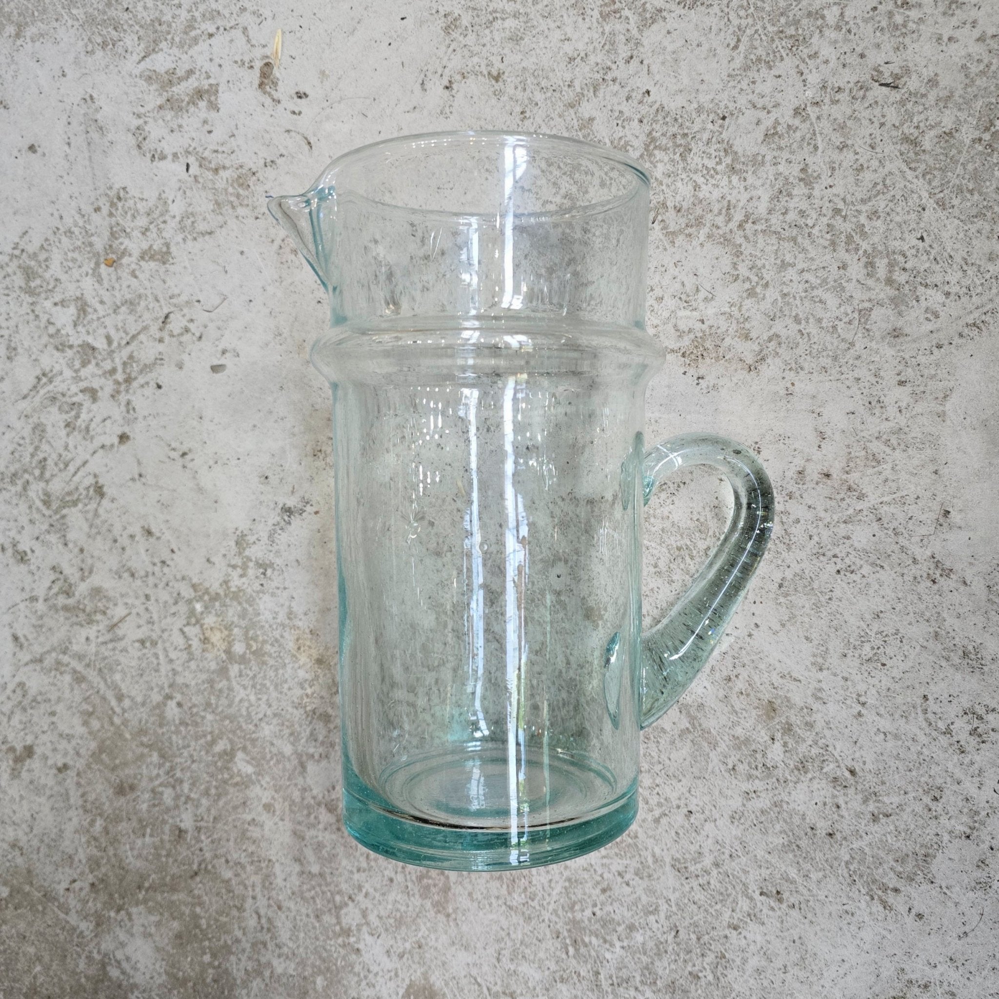 Recycle Glass Beldi Jug - Artisan Stories