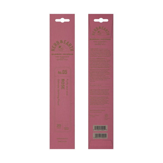 Rose Herb & Earth bamboo Incense - Artisan Stories