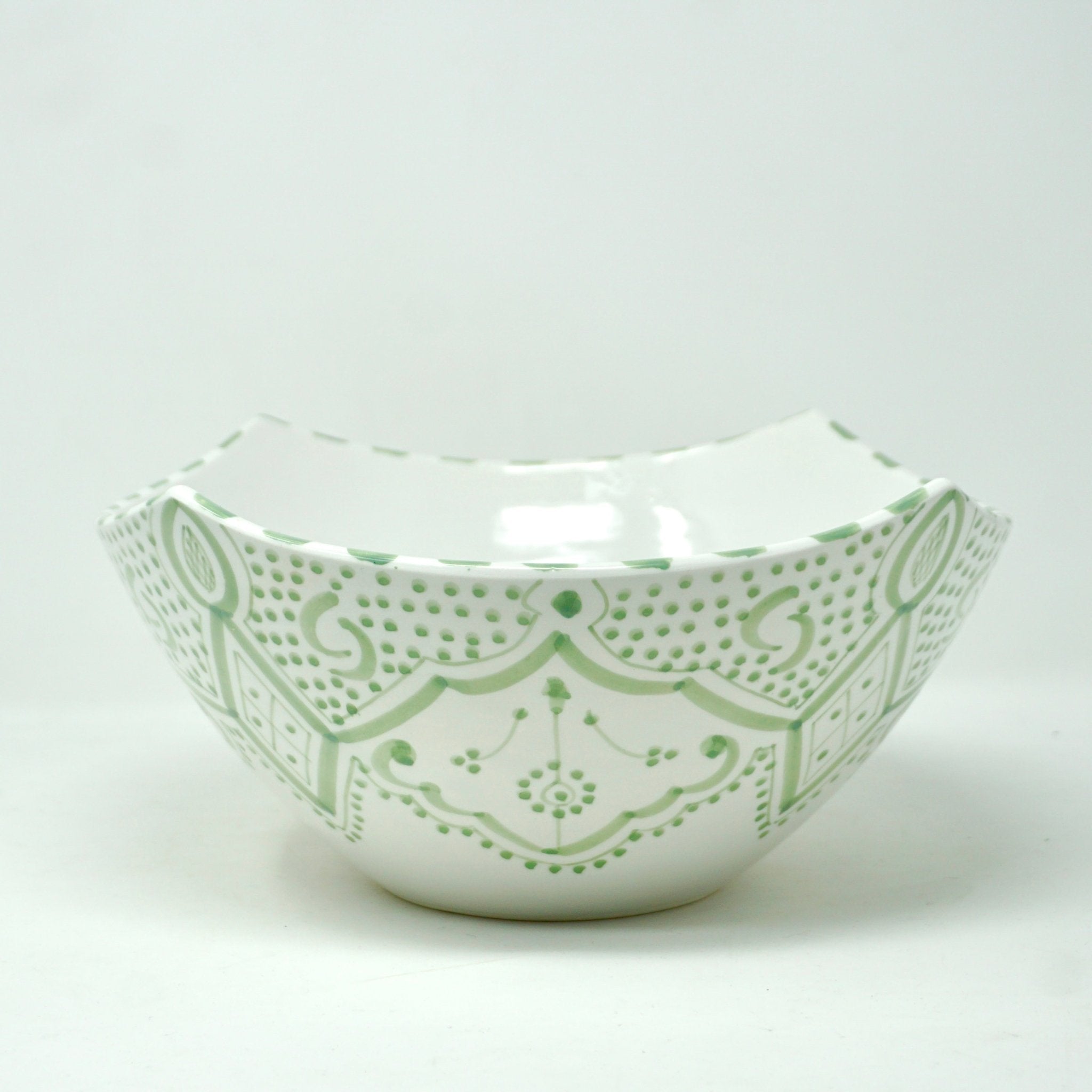 Safa hexagonal ceramic breakfast bowl - Artisan Stories