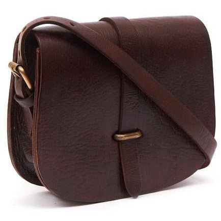 Sam Loop Dark Brown Leather Saddle Bag - Artisan Stories