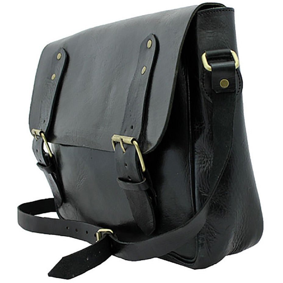 satchel messenger bag Black - Artisan Stories