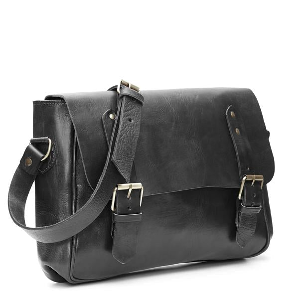 satchel messenger bag Black - Artisan Stories