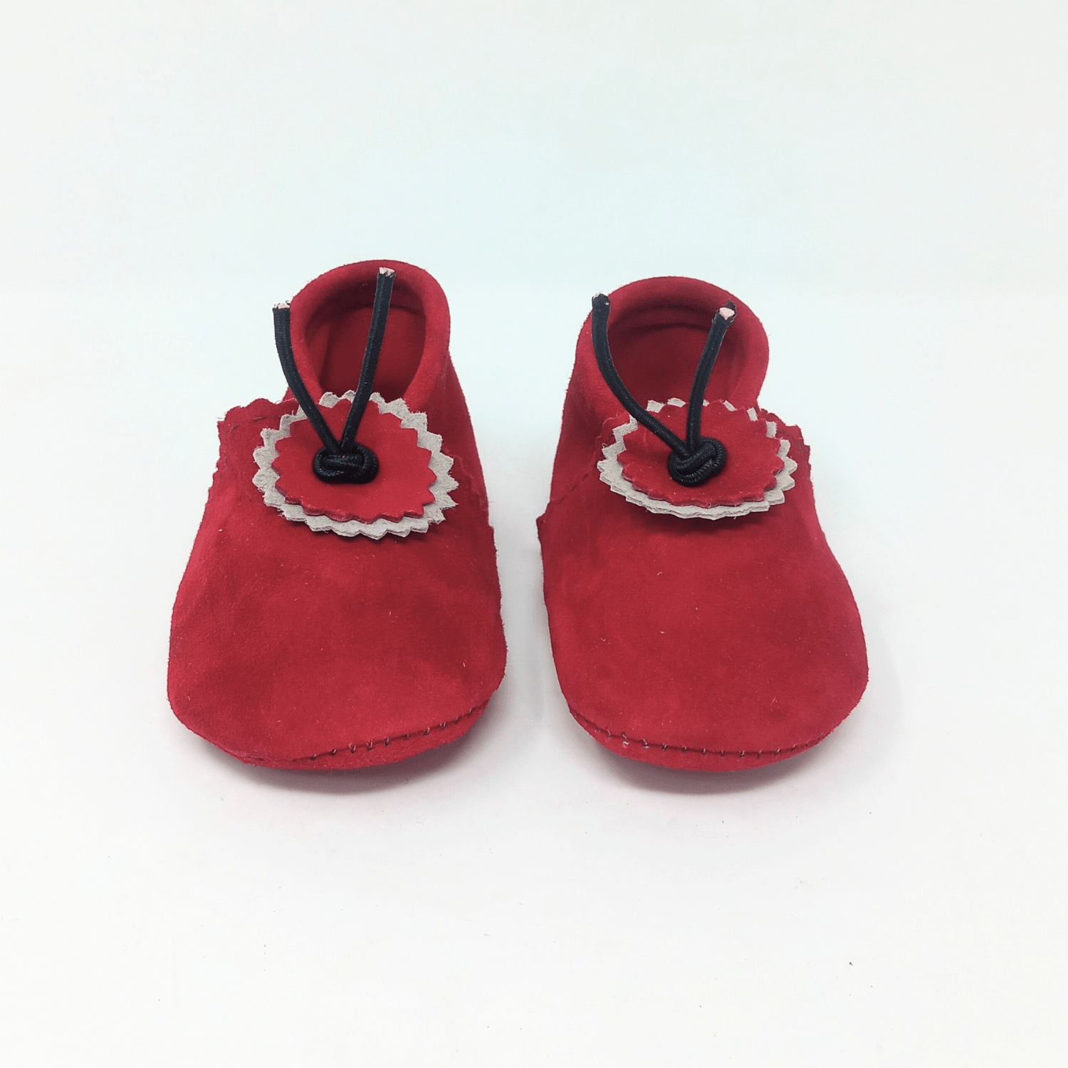 Suede Baby Slippers - Rust - Artisan Stories