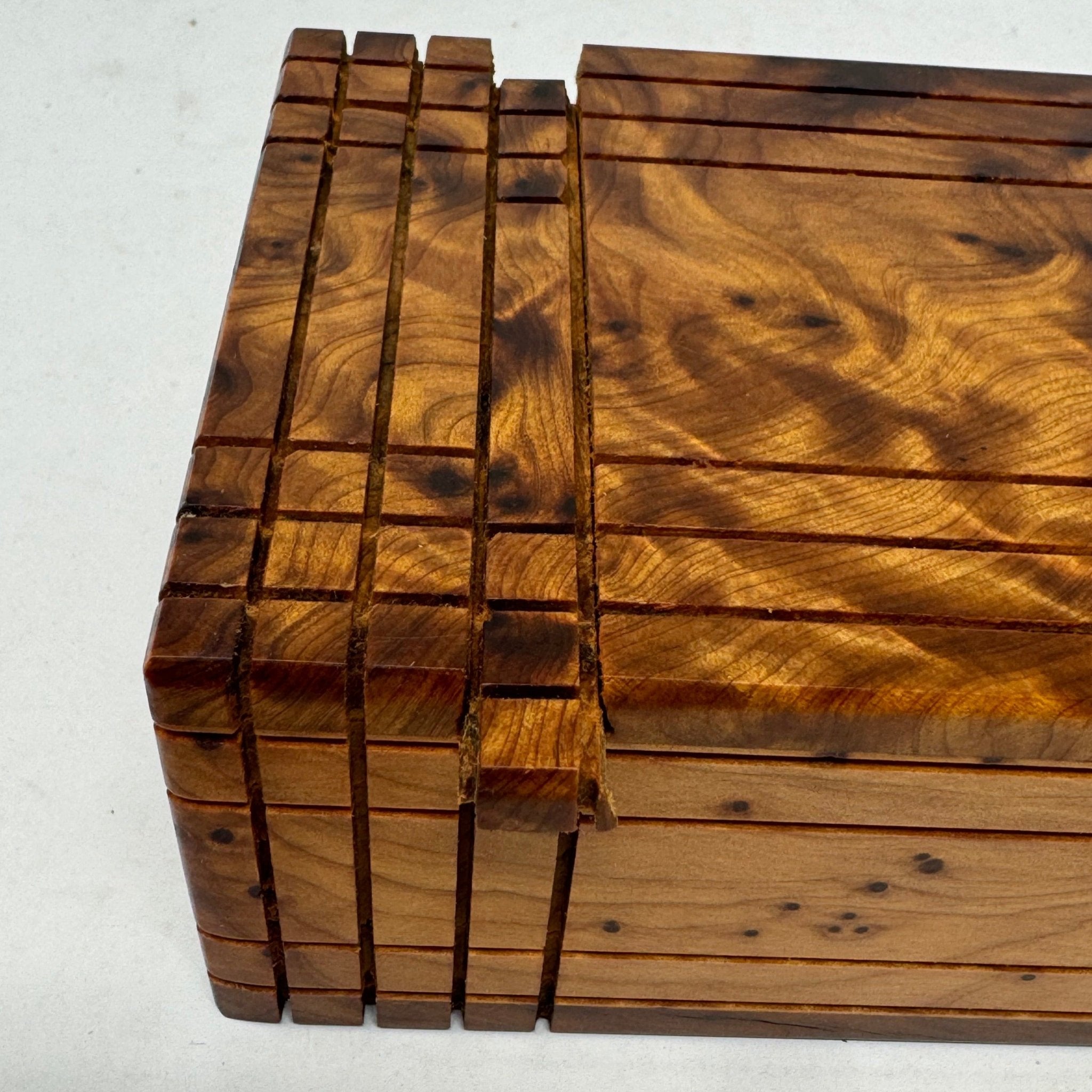 Thuya Wood Japanese - Style Secret Box - Artisan Stories