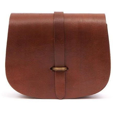 Medium Sam Loop Saddle Bag - Tan-ISMAD LONDON