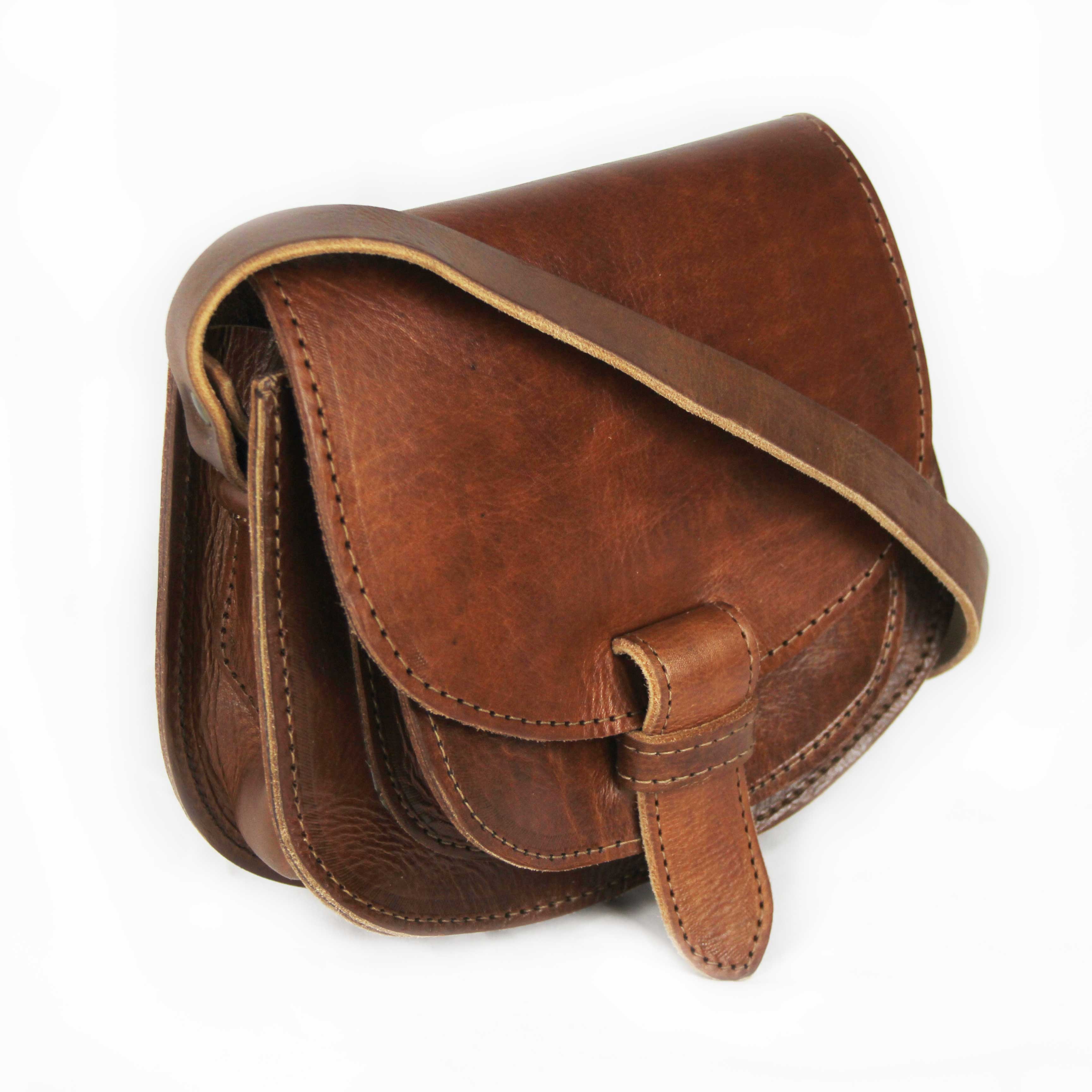 Light brown outlet leather bag