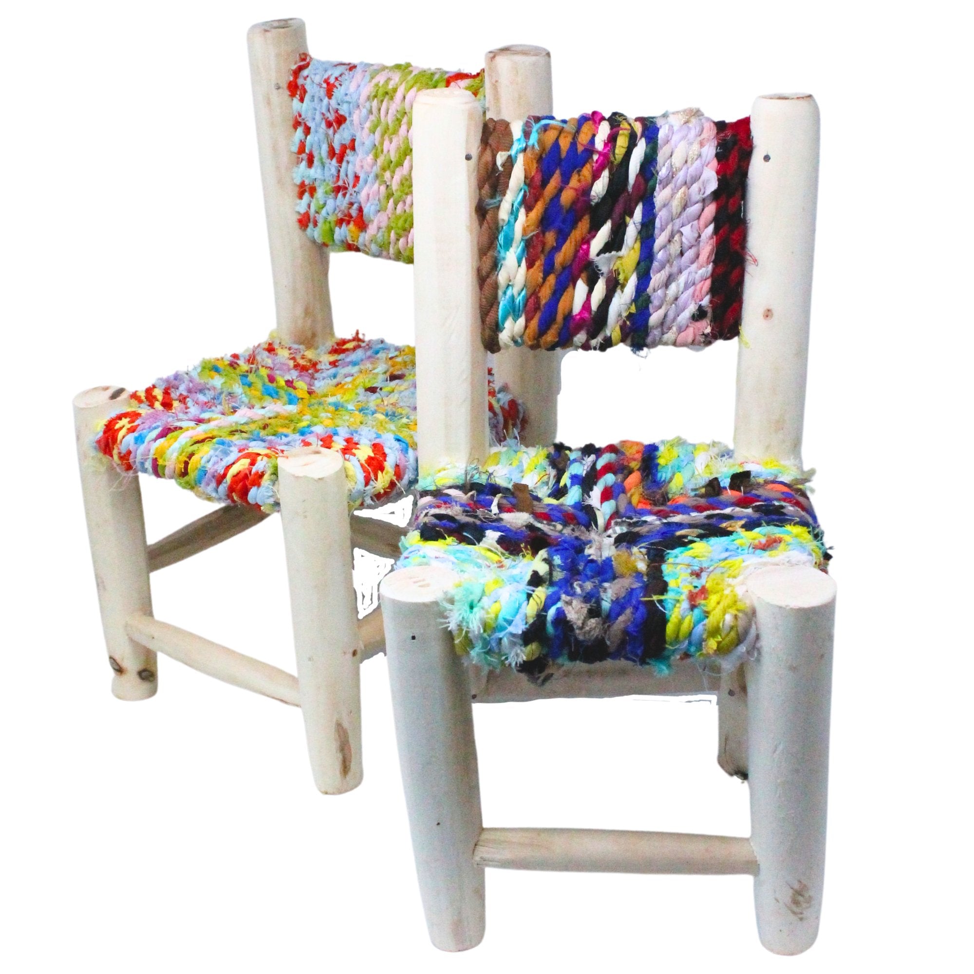 Boucherouite Children's Chair - Artisan Stories