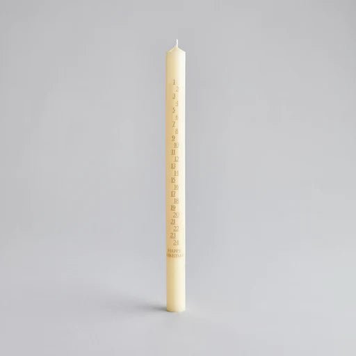 Christmas Ivory Advent Candles - Artisan Stories