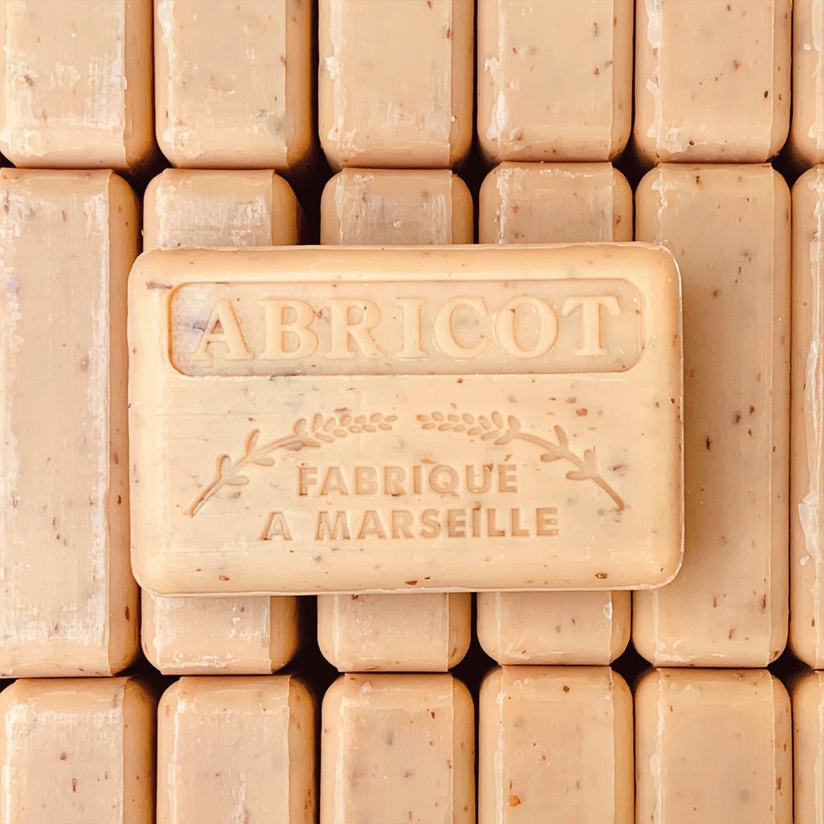 Exfoliating Natural Soap Bar Apricot Savon de Marseilles - Artisan Stories