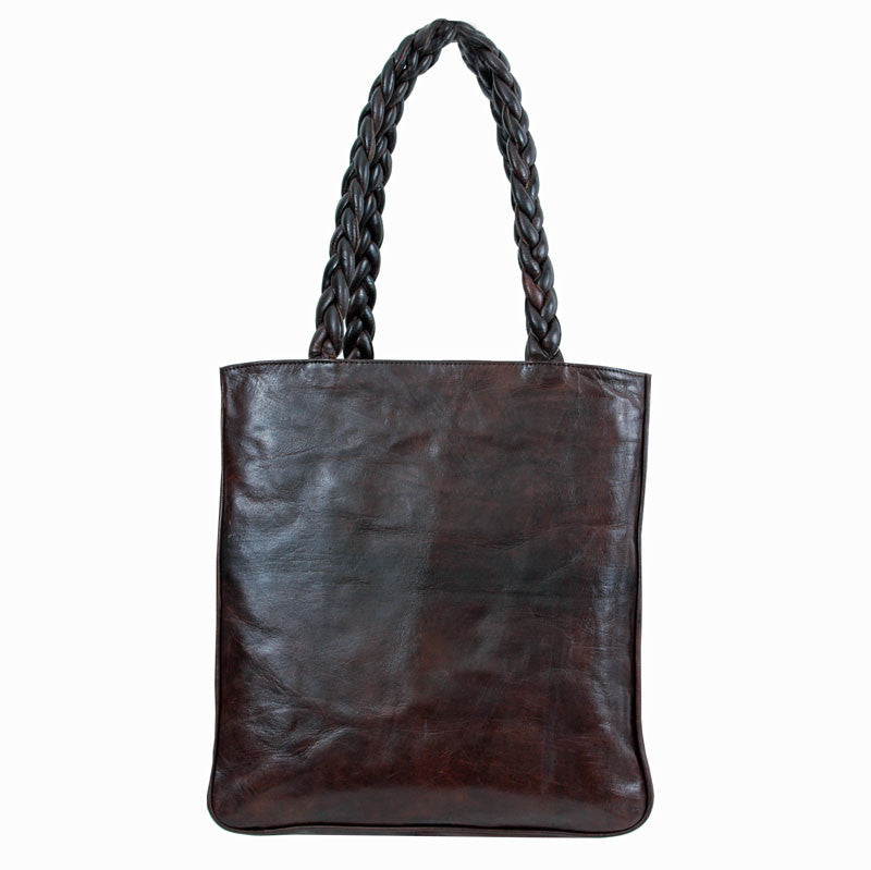 Front Enveloppe  Tote - handmade leather bags smadlondon
