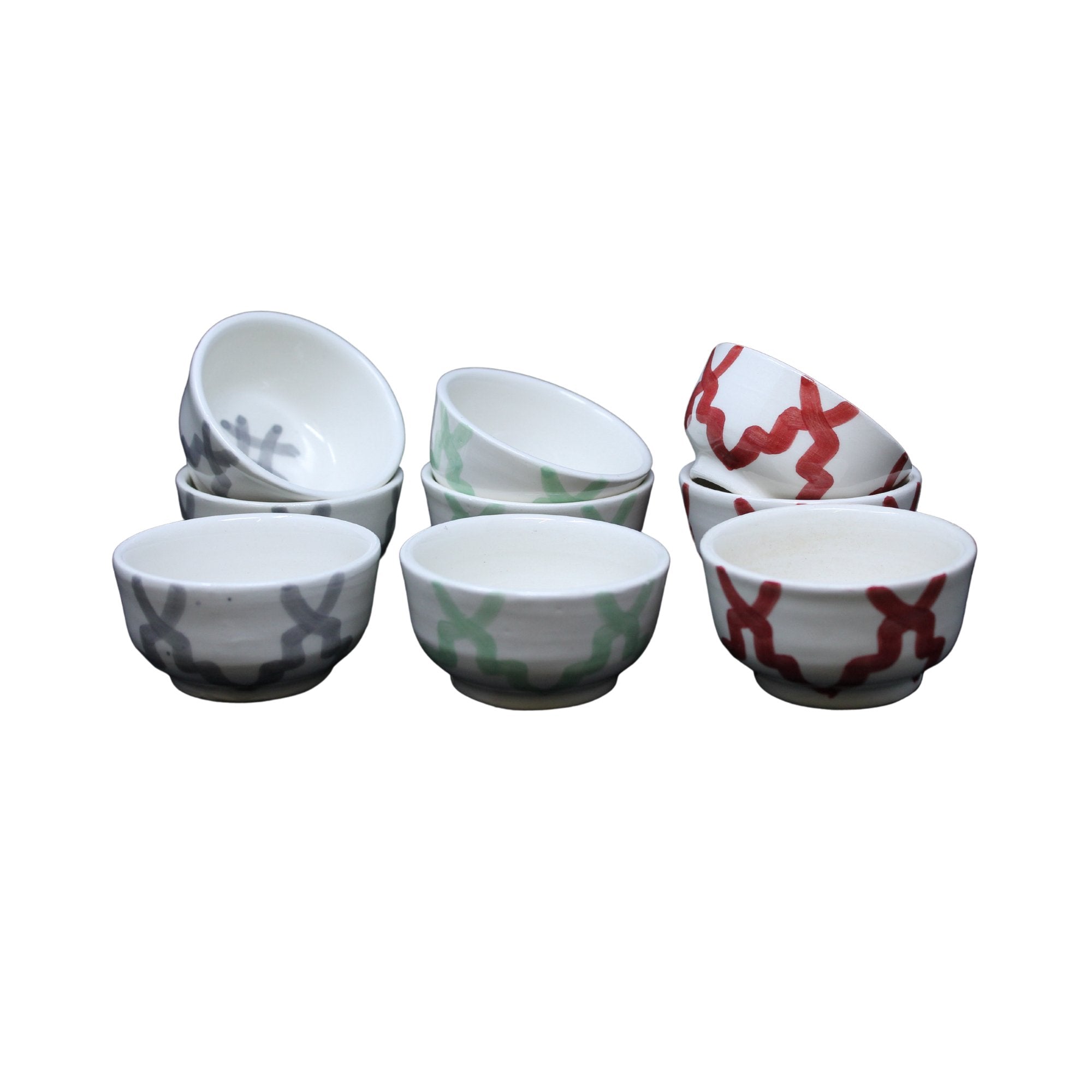 hand Painted design mini bowl - Artisan Stories
