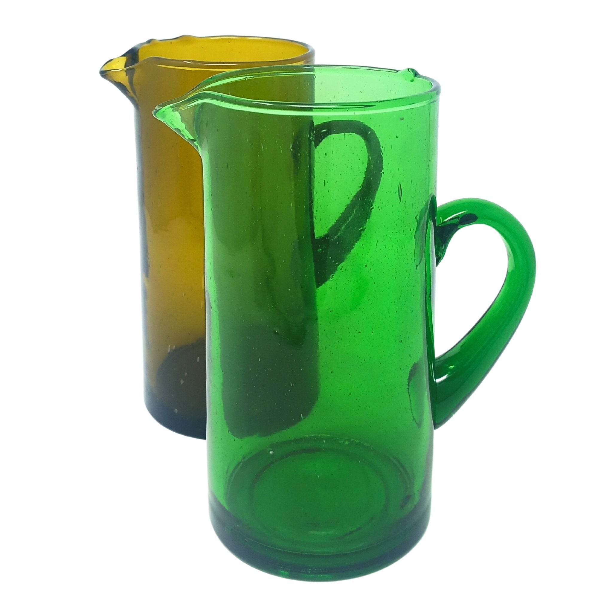 Jug Recycled Glass with Handle - Artisan Stories