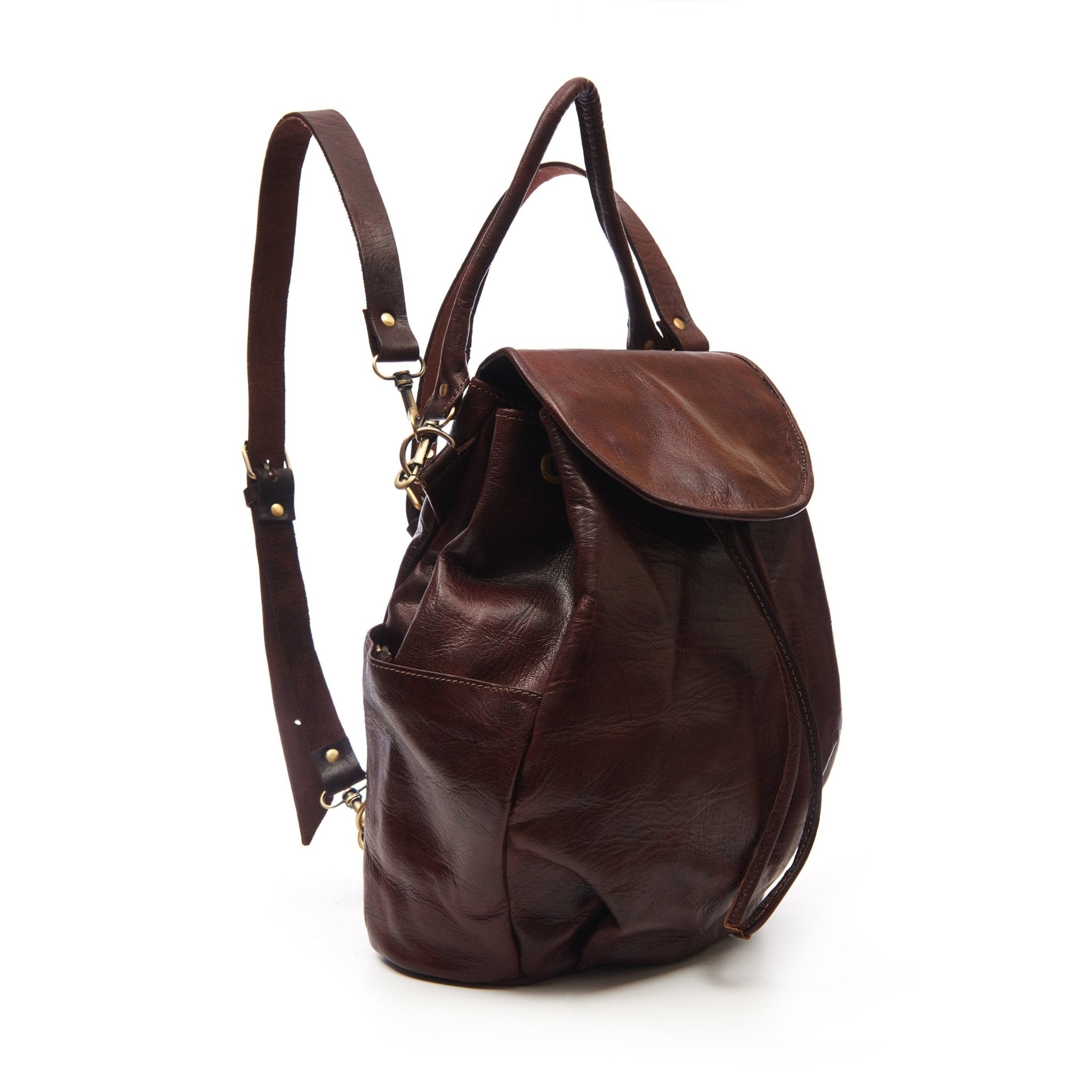 Laura 2 - in - 1 Backpack - Chocolate - Artisan Stories