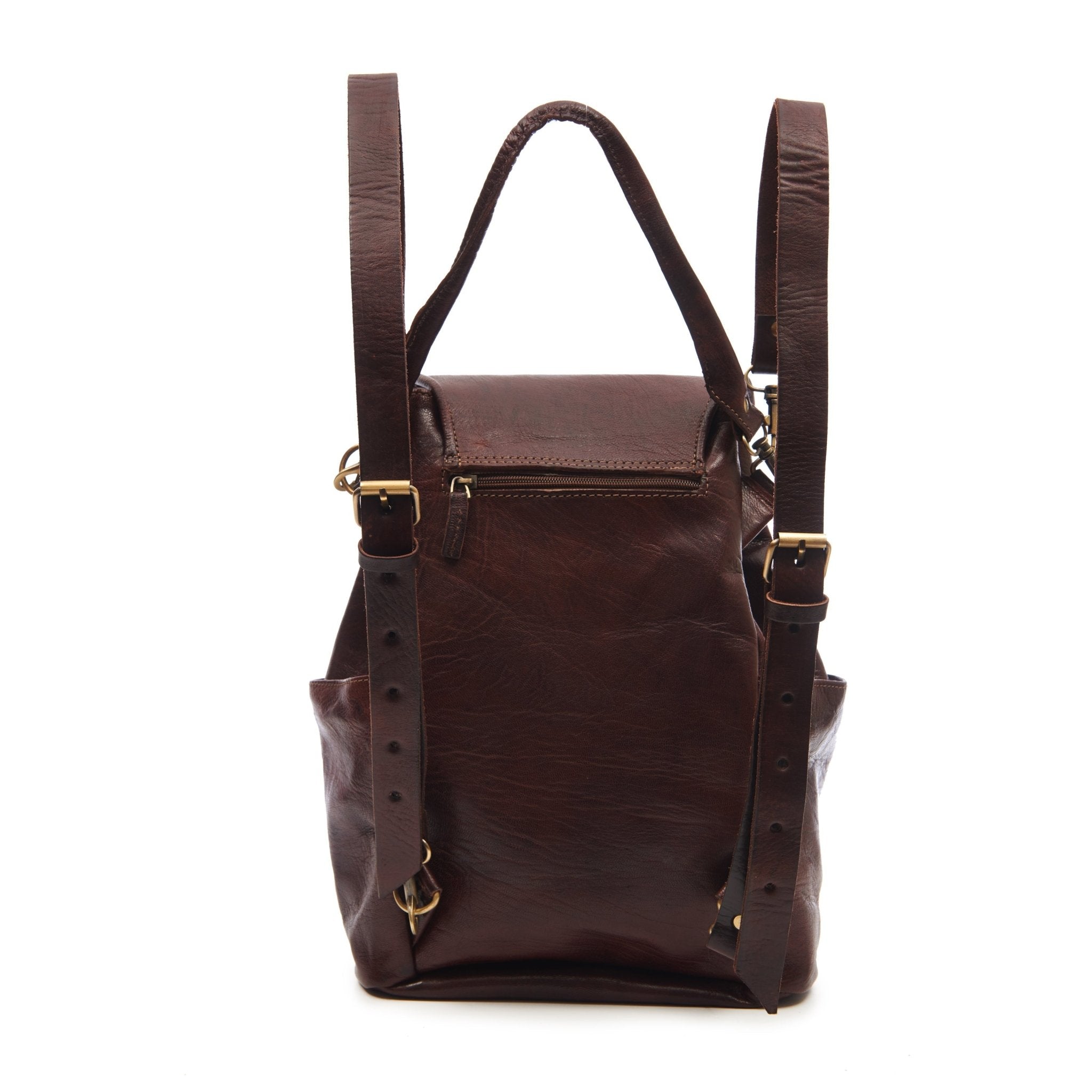 Laura 2 - in - 1 Backpack - Chocolate - Artisan Stories