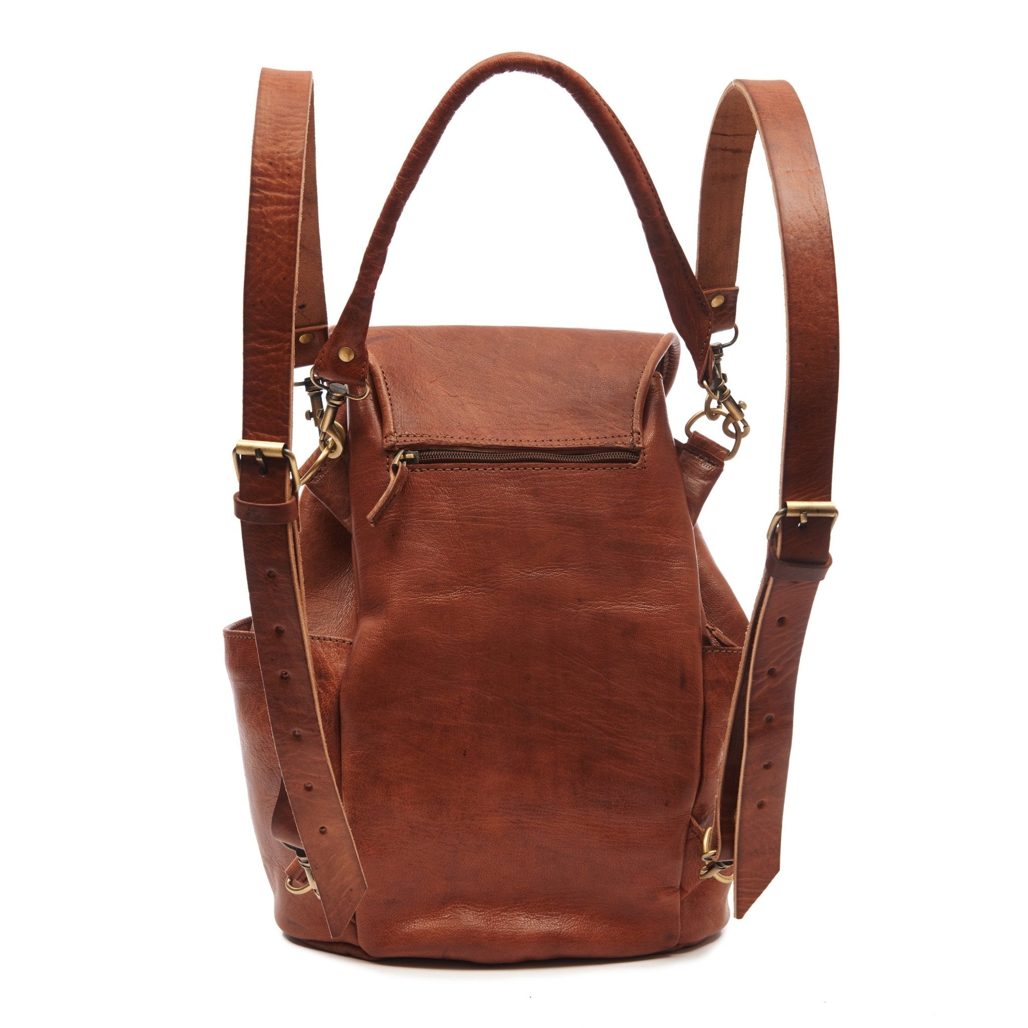 Laura 2 - in - 1 Backpack - Tan - Artisan Stories