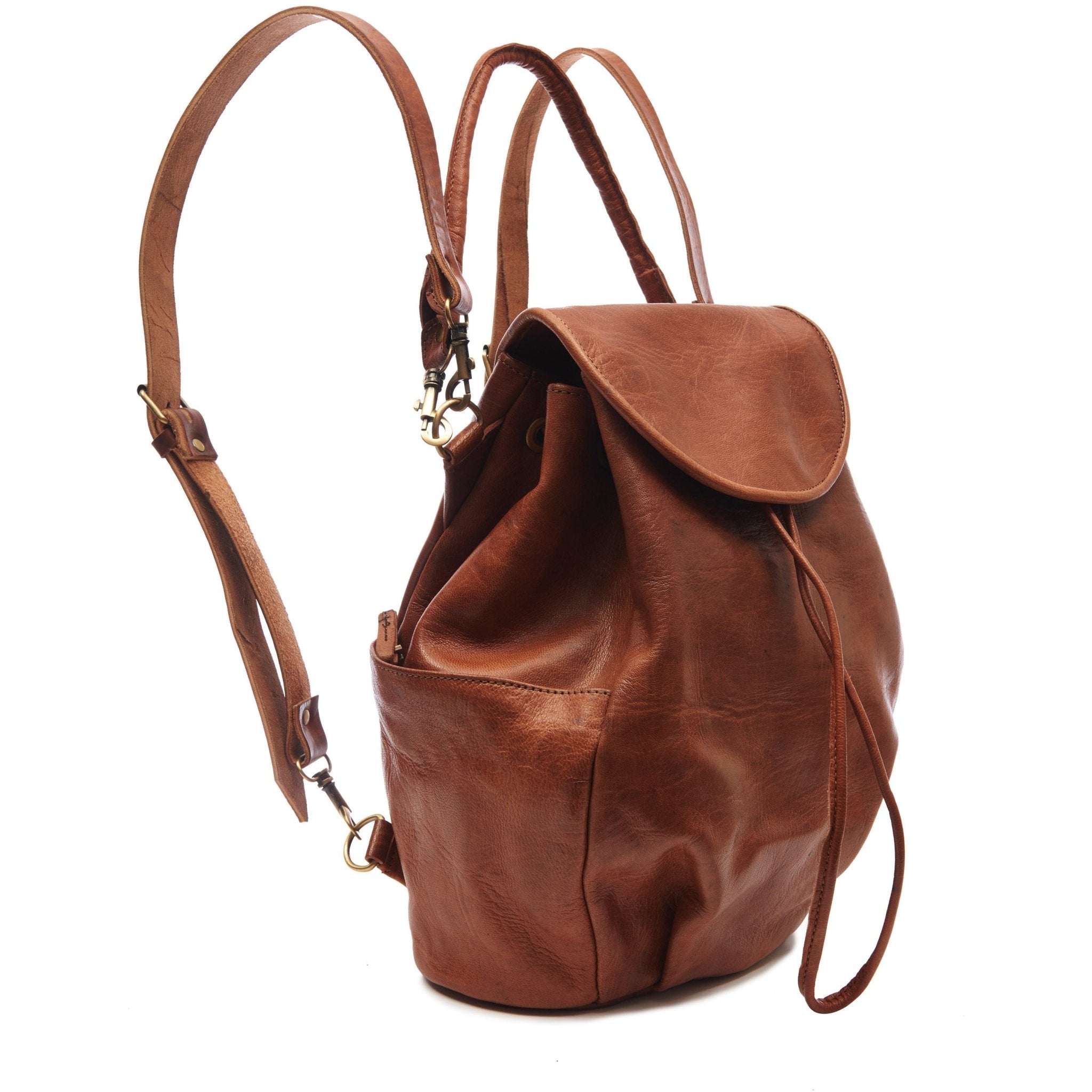 Laura 2 - in - 1 Backpack - Tan - Artisan Stories