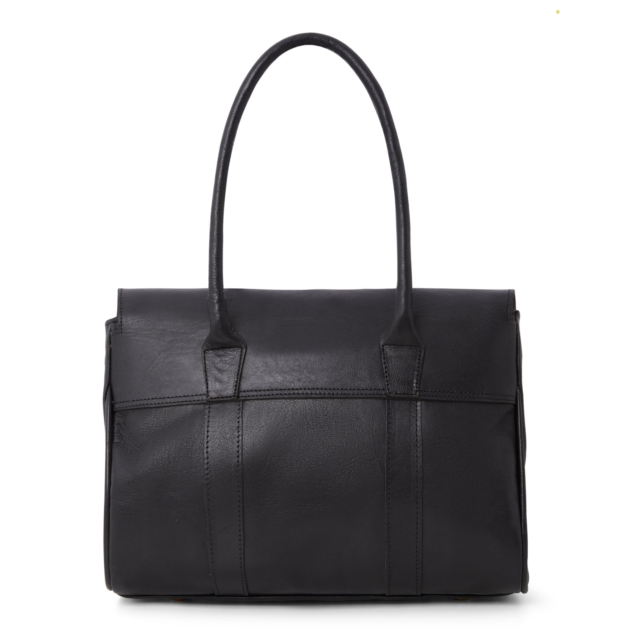 Leather Handbag Black Harriet - Artisan Stories
