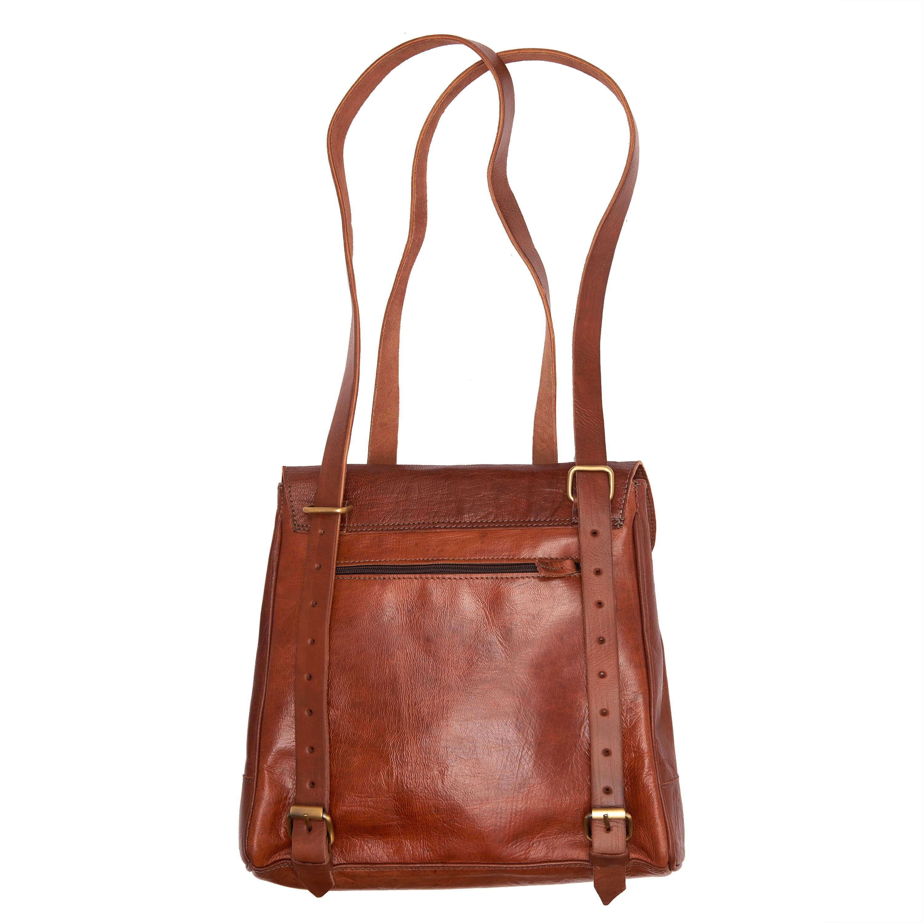 Cleo 2-in-1 Backpack - Leather Backpack