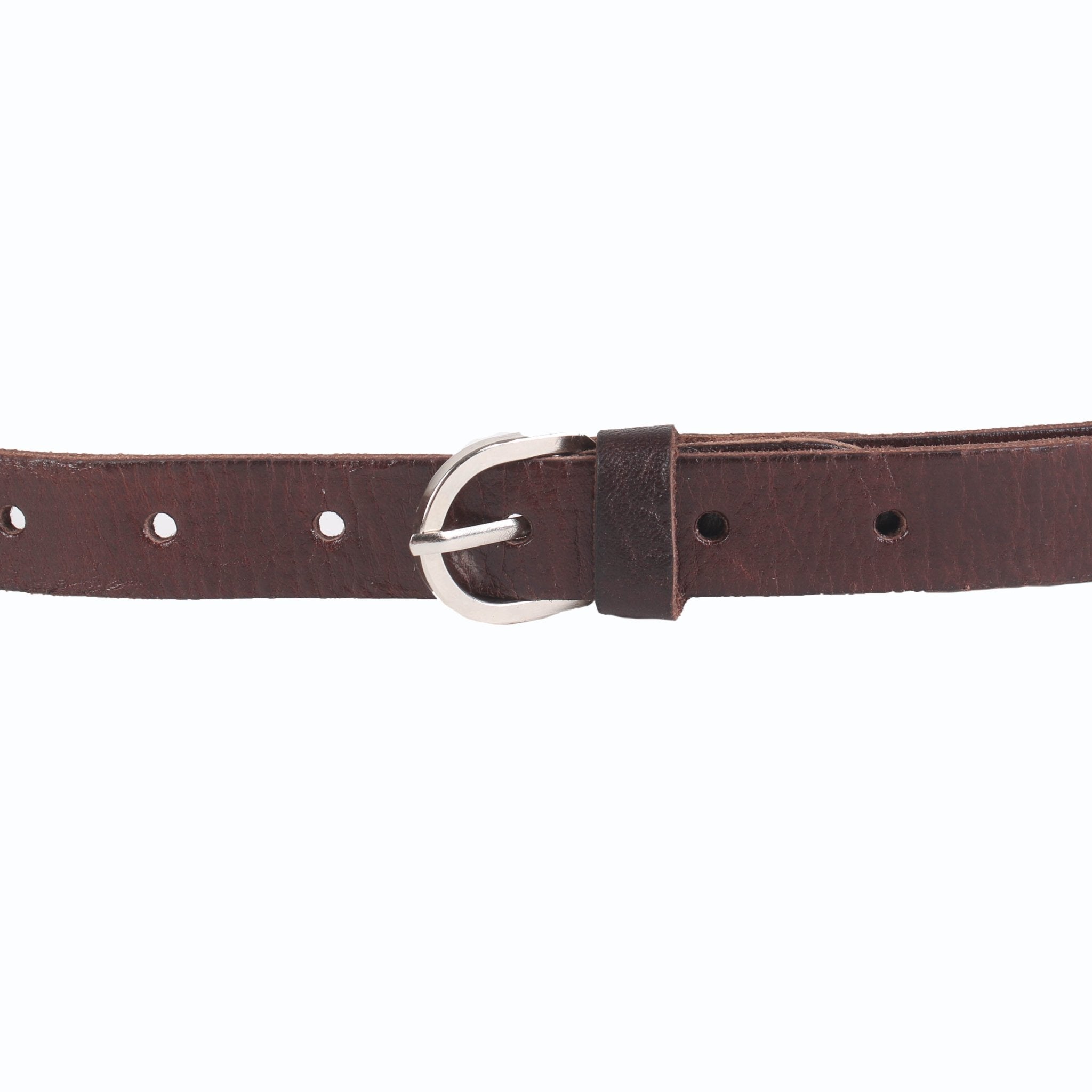 Skinny leather belt - Artisan Stories