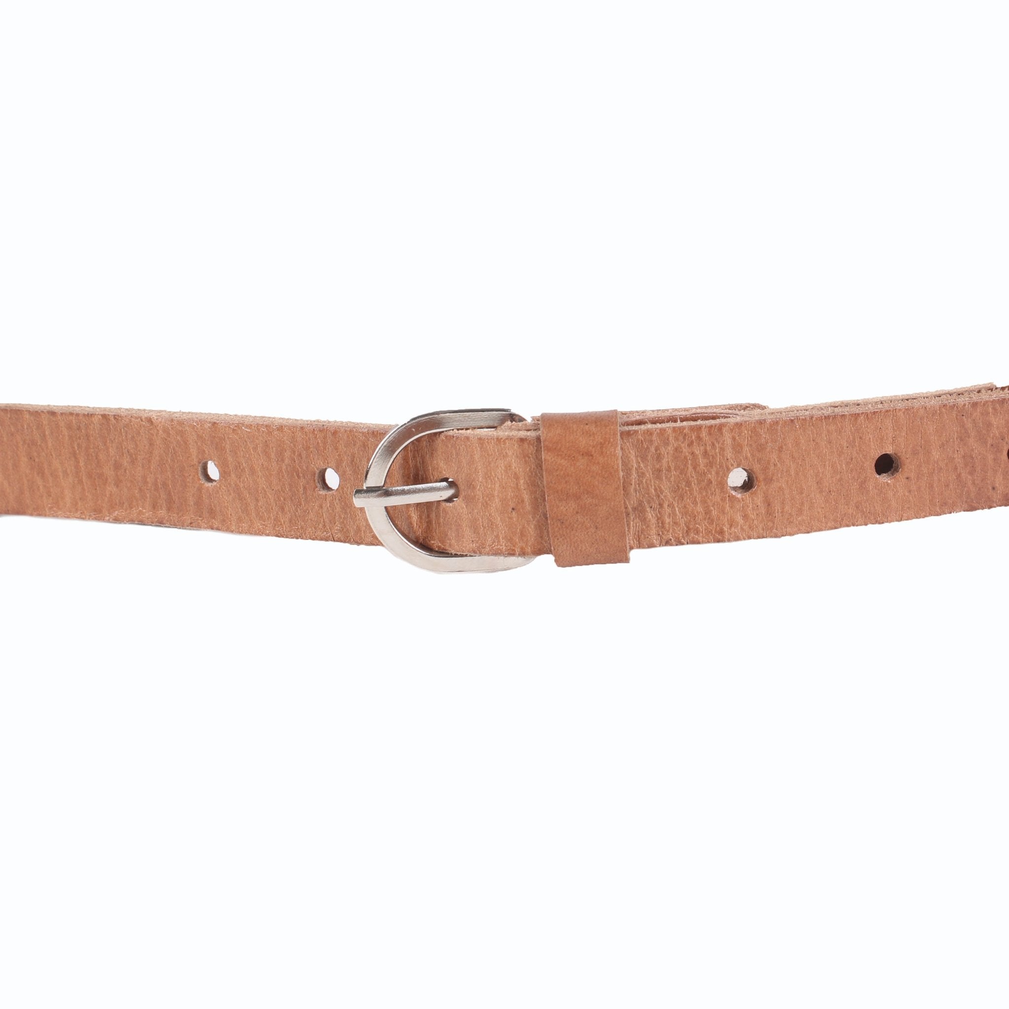 Skinny leather belt - Artisan Stories