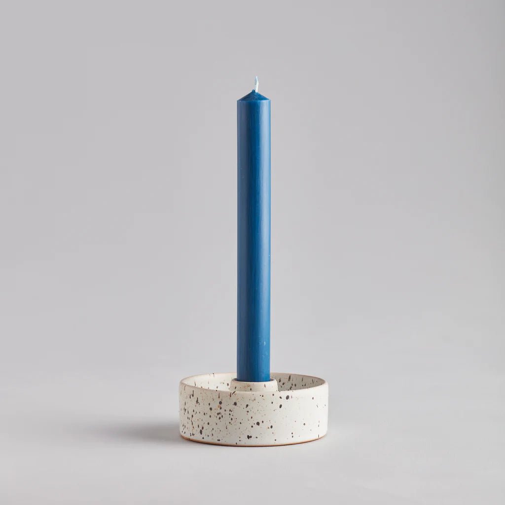 Speckled 7/8” Candle Holder - Artisan Stories