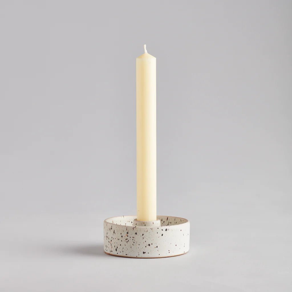 Speckled 7/8” Candle Holder - Artisan Stories
