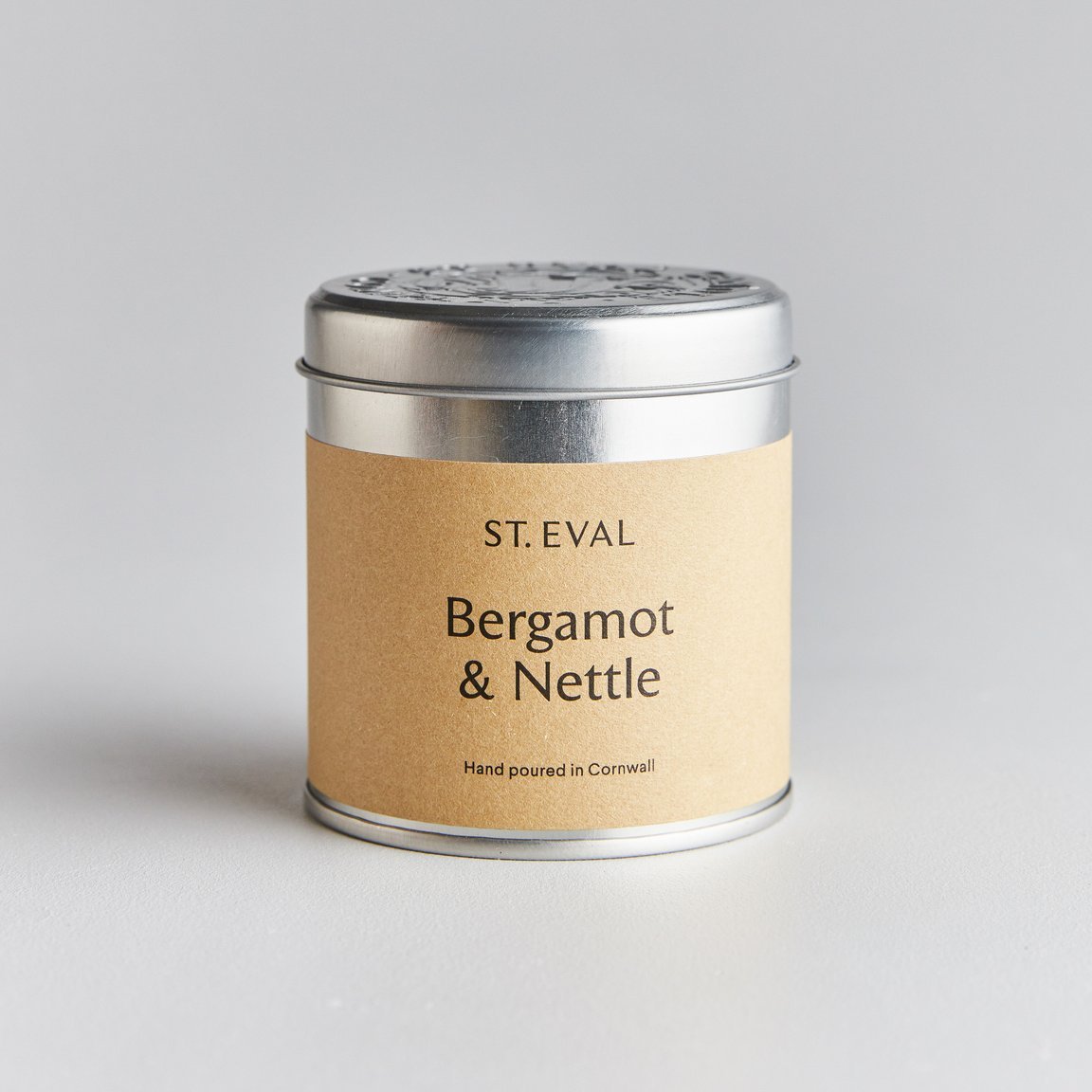 St Eval Scented Tin Candle - Bergamot & Nettle - Artisan Stories