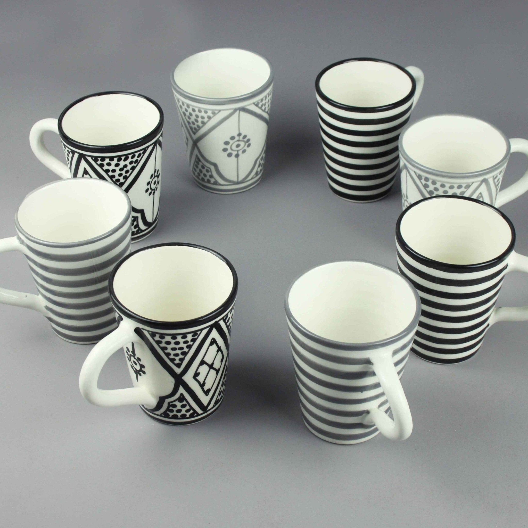 Striped Ceramic Mug - Artisan Stories