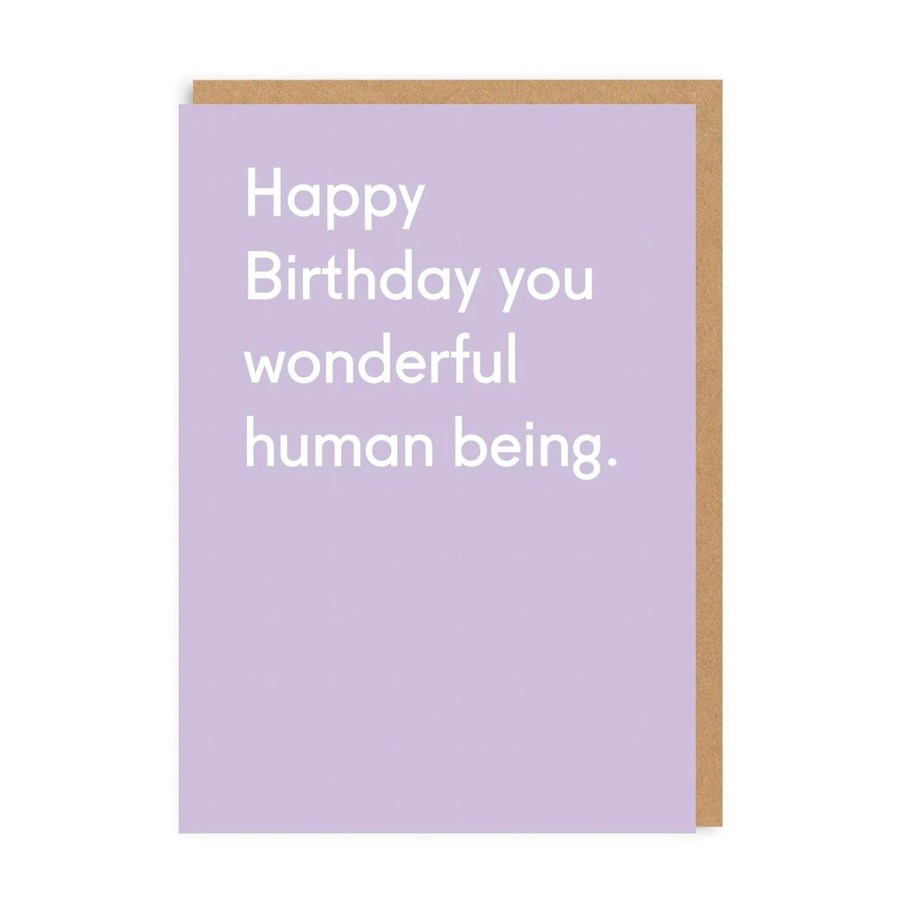 Wonderful Human Being Birthday Greeting Card - Artisan Stories