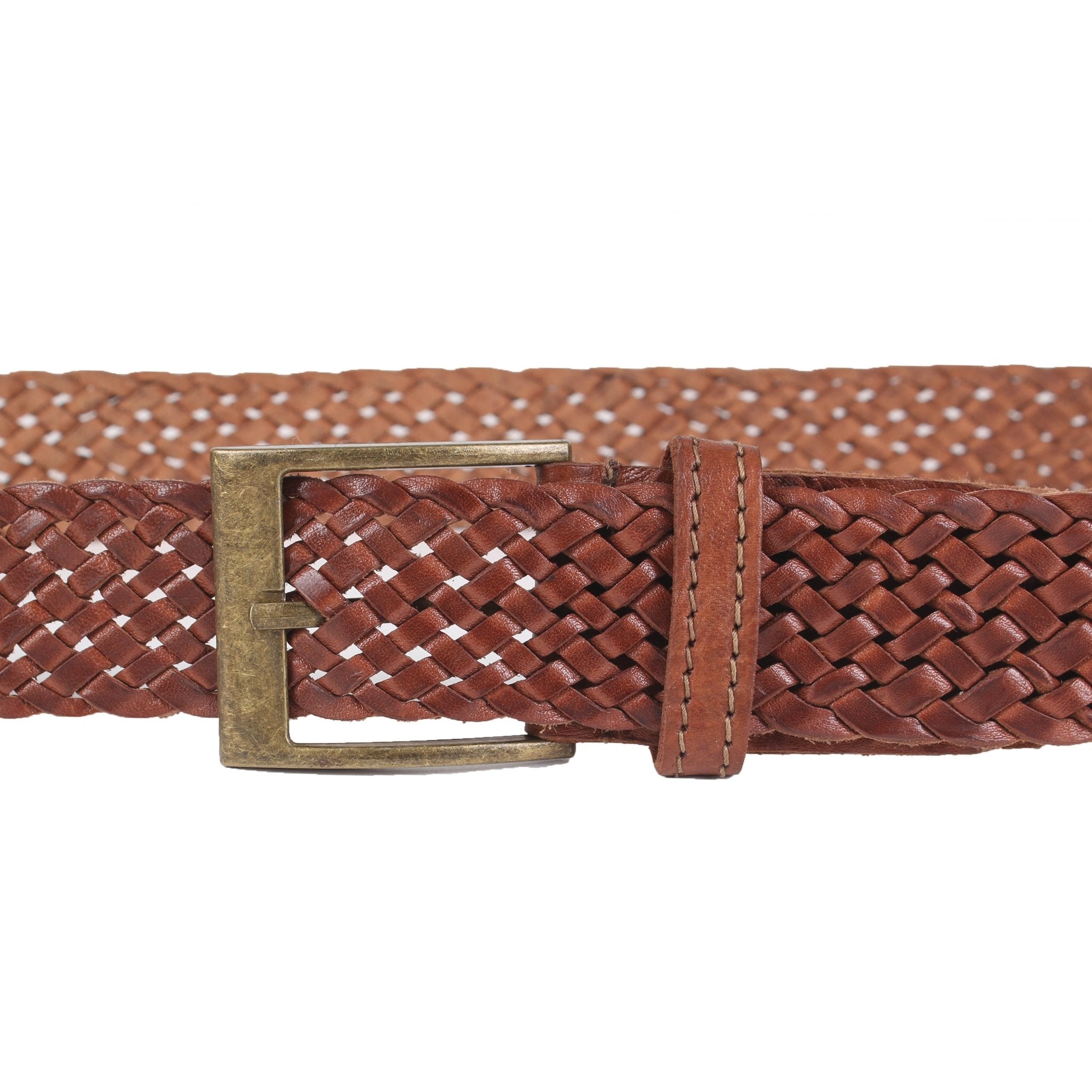 Woven Leather Belt - Artisan Stories